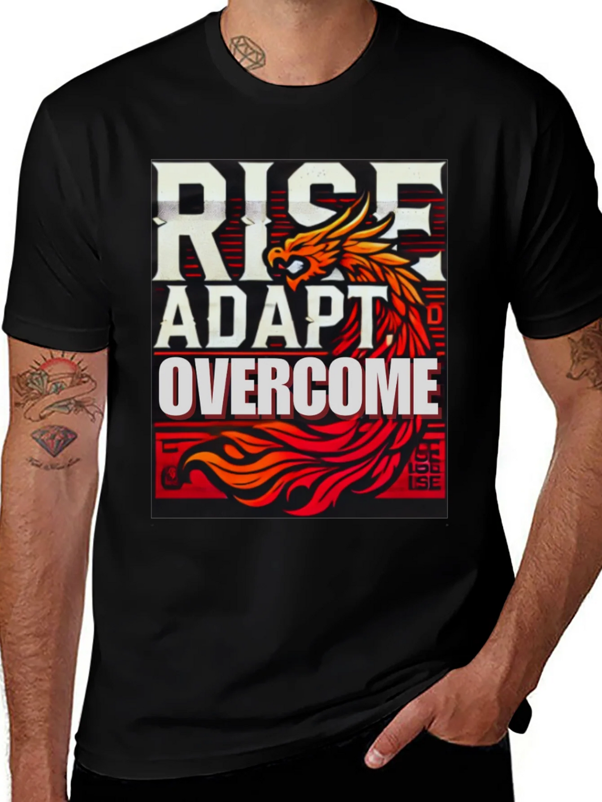 Rise Adapt Overcome Phoenix Graphic Tee product image 1
