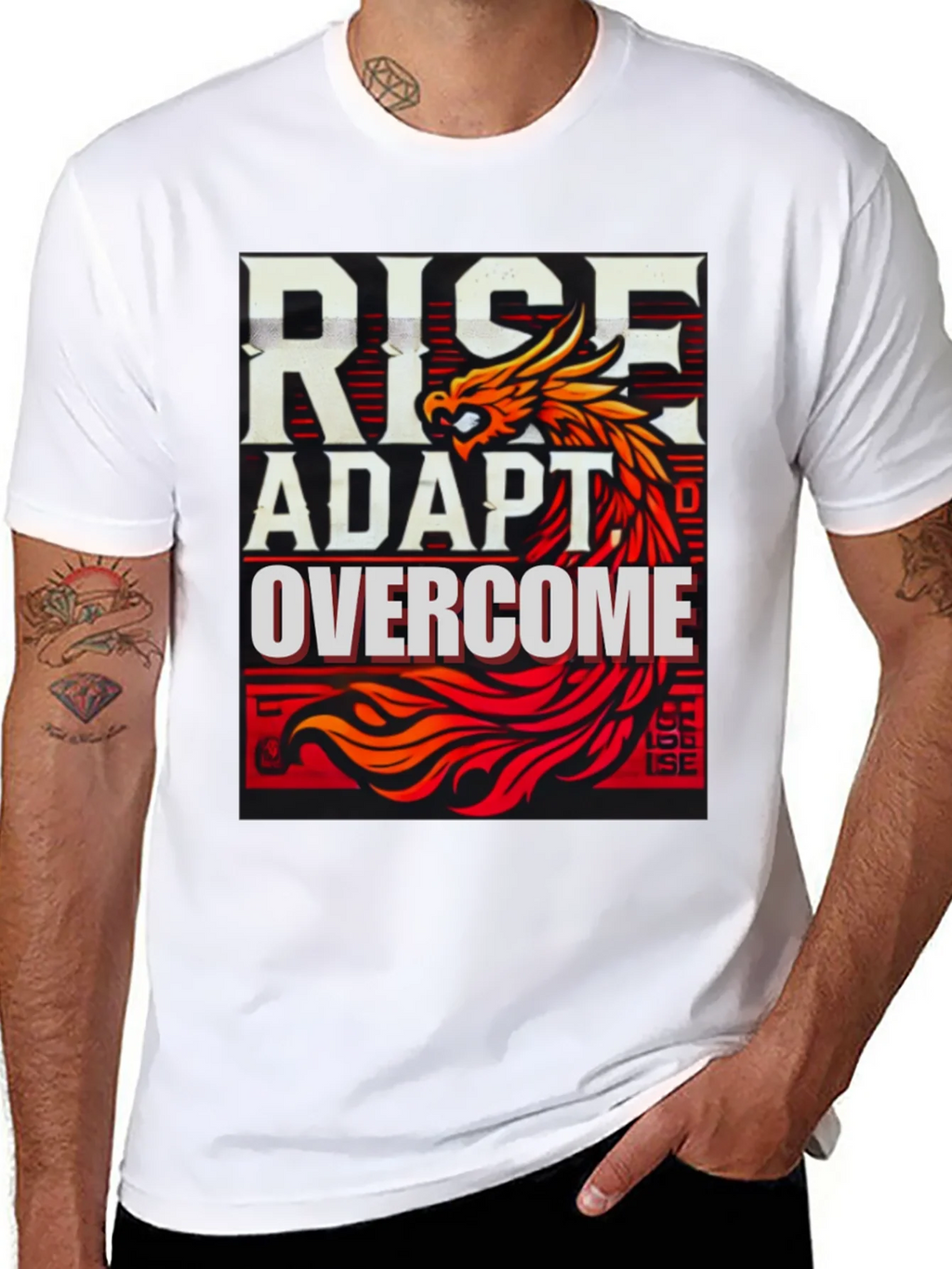 Rise Adapt Overcome Phoenix Graphic Tee product image 7