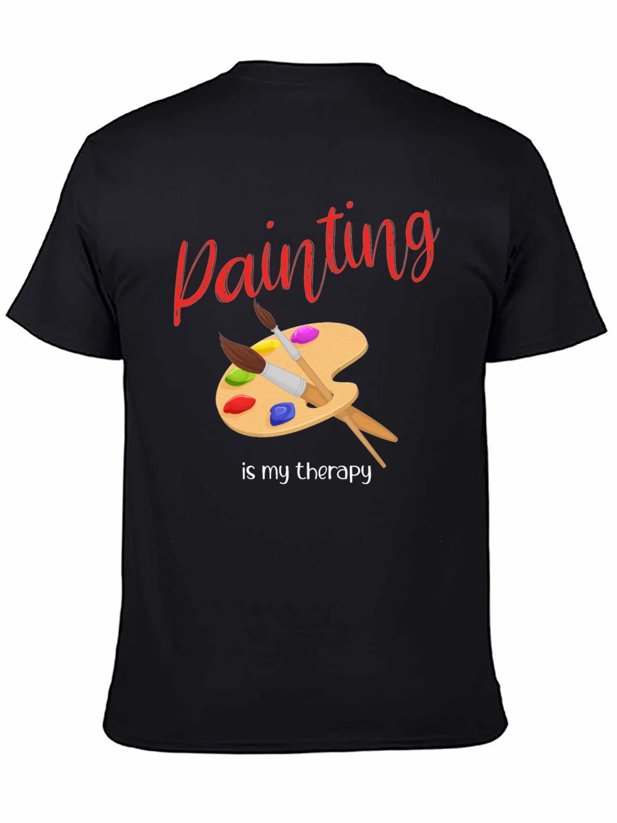 Painting Is My Therapy T-Shirt - Artist Palette Design product image 4