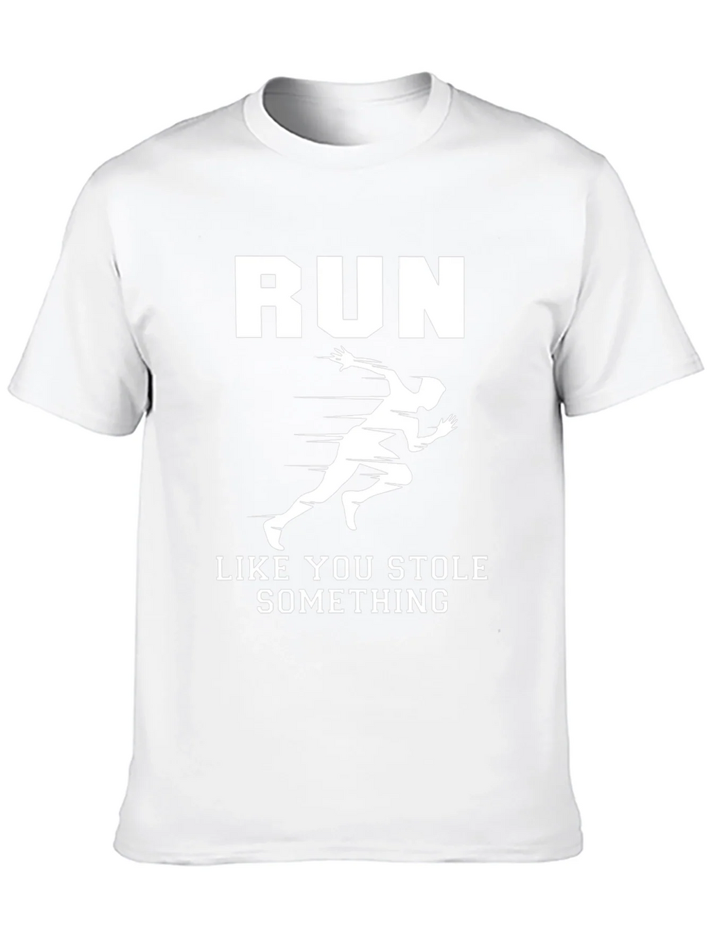 Run Like You Stole Something Black Graphic Tee product image 9