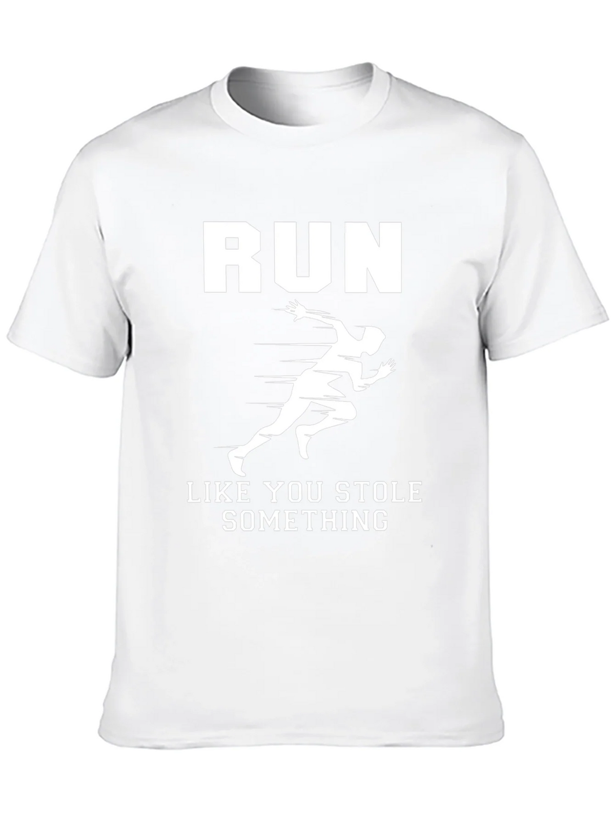 Run Like You Stole Something Black Graphic Tee product image 9