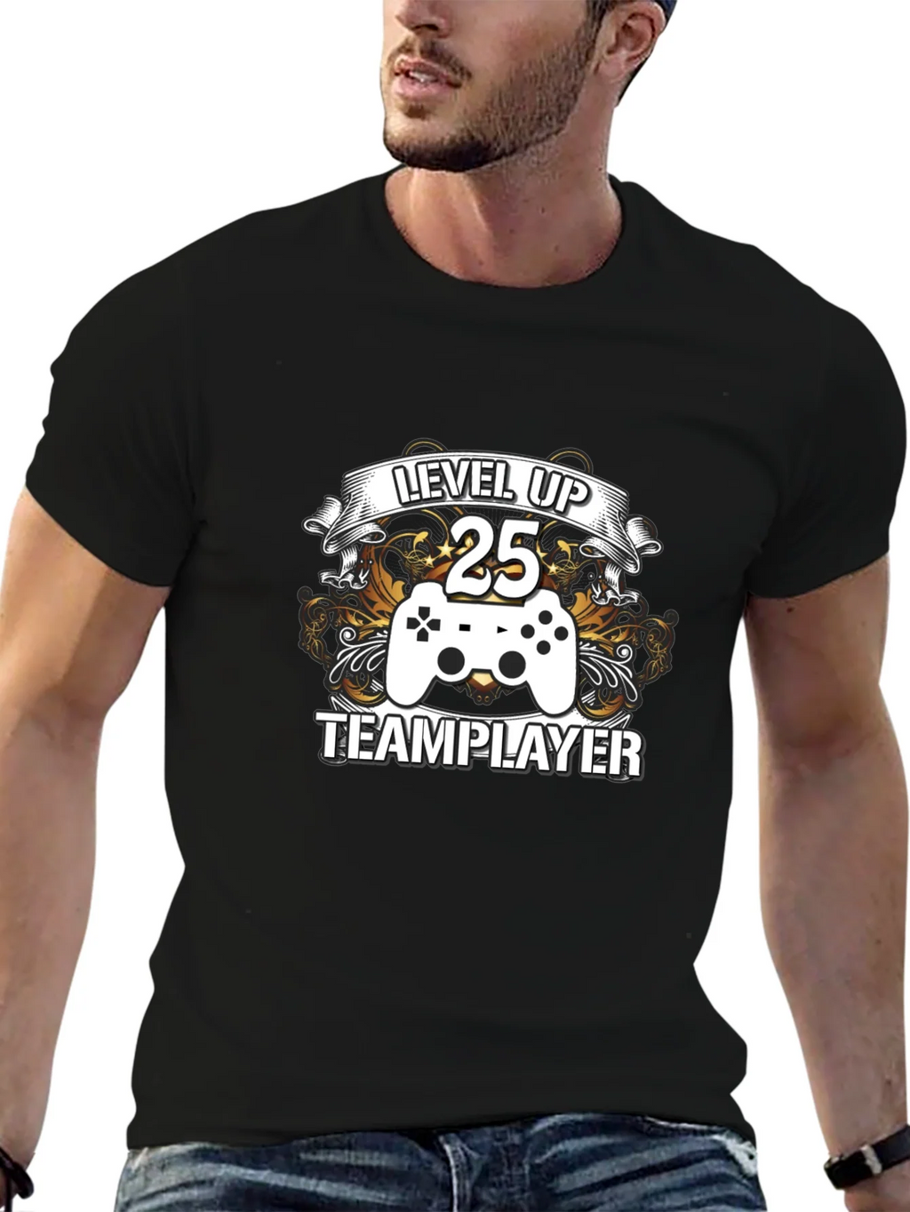 Level Up 25 Team Player Graphic Tee product image 6