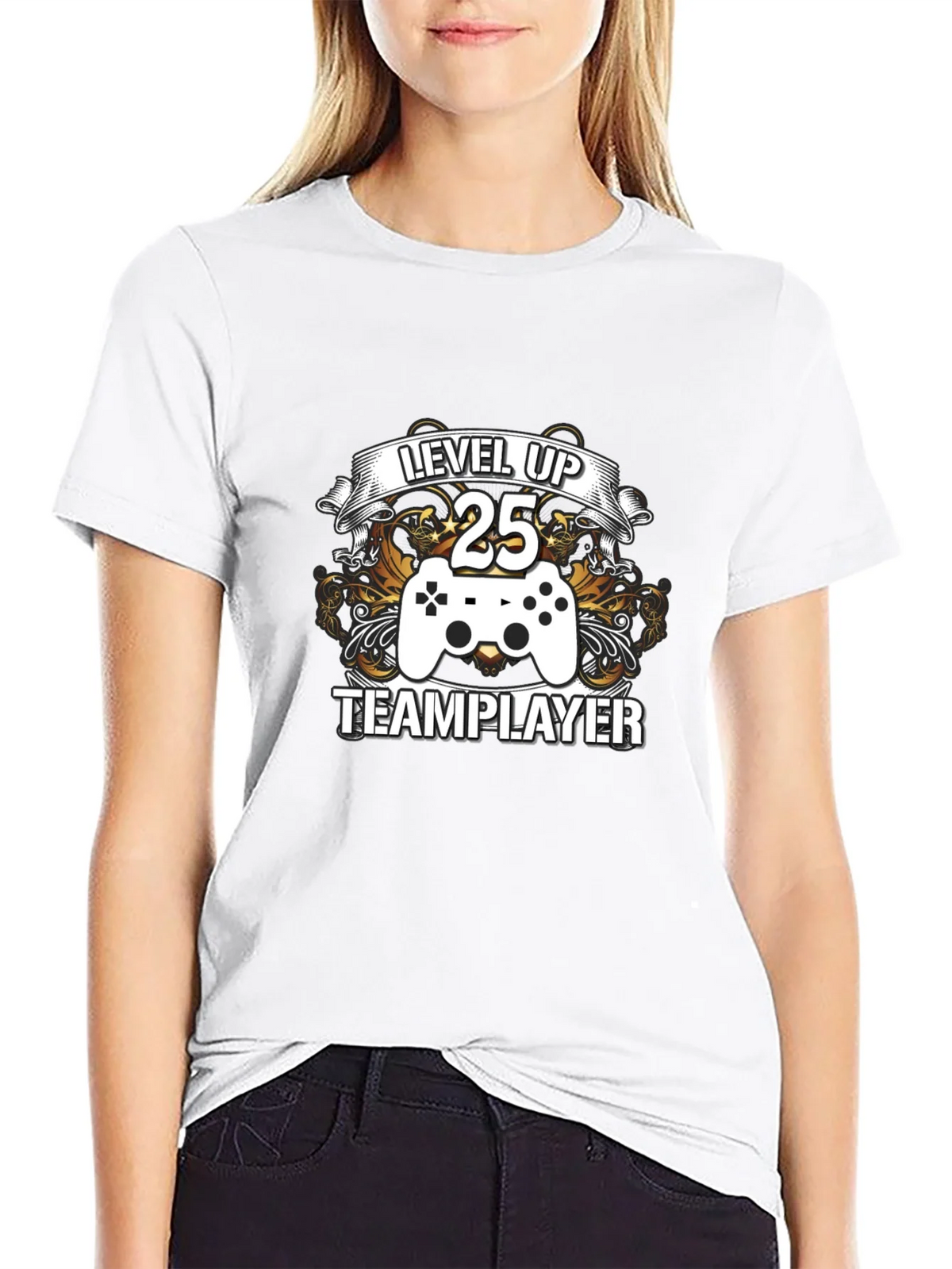 Level Up 25 Team Player Graphic Tee product image 8