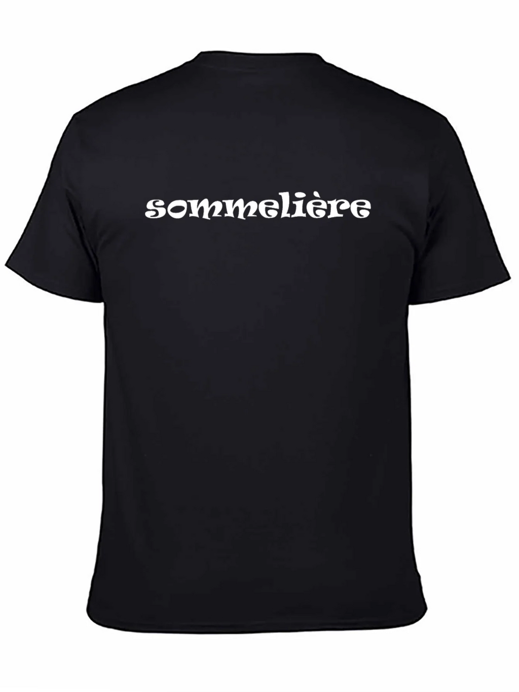 Sommelière Black T-Shirt - Wine Lover Apparel product image 4