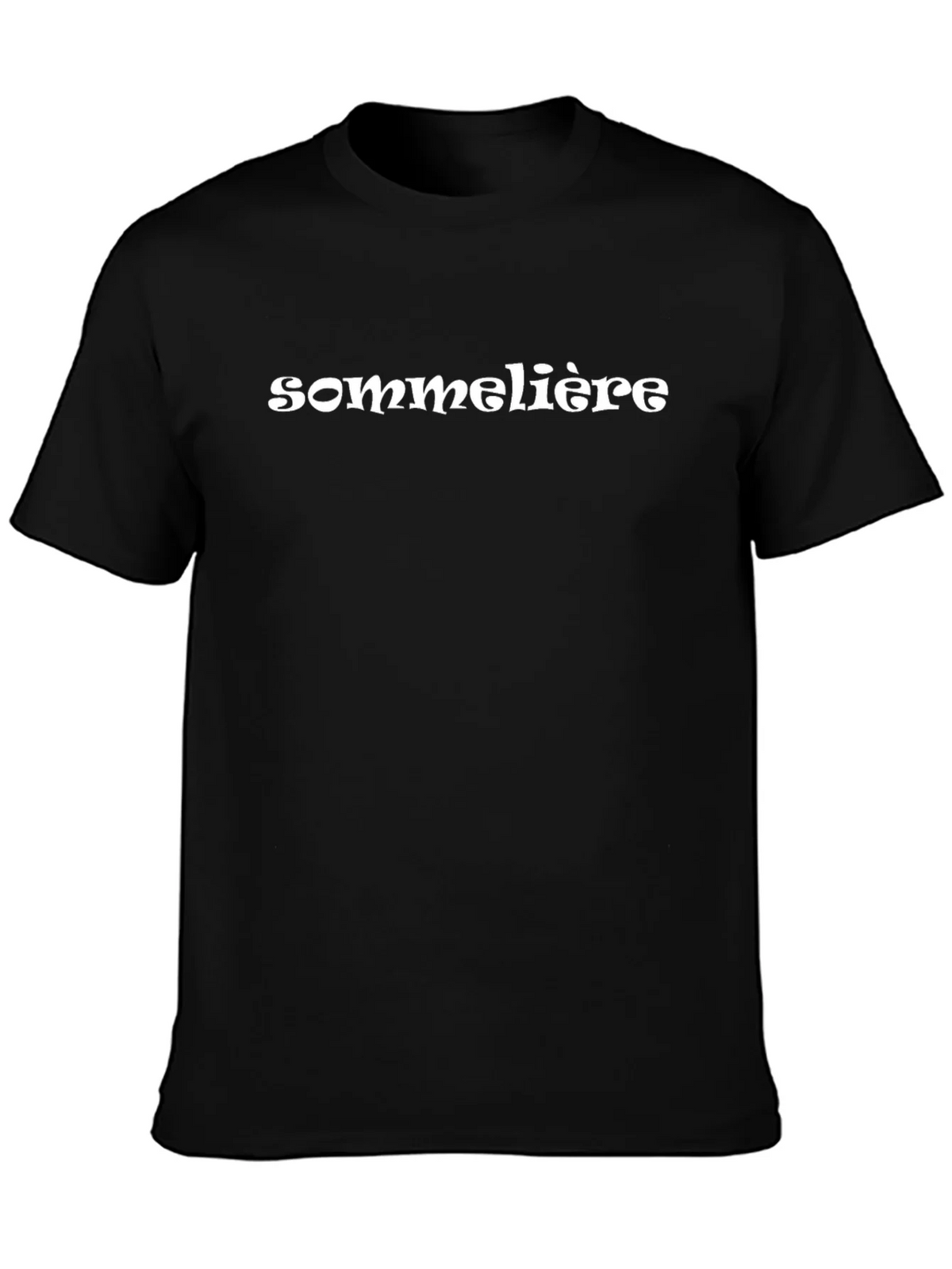 Sommelière Black T-Shirt - Wine Lover Apparel product image 3