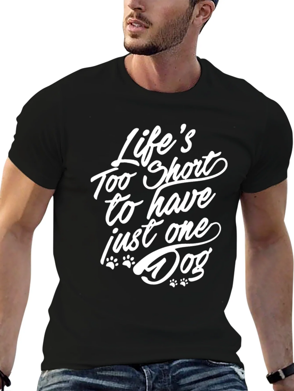 Lifes Too Short Dog Lover T-Shirt product image 5