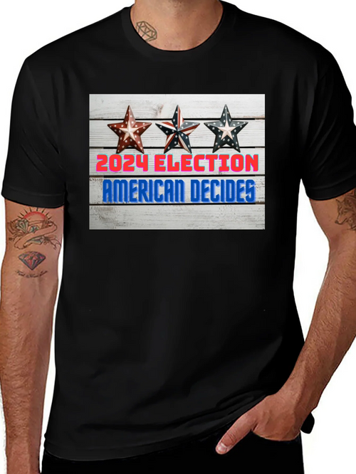 2024 Election American Decides Graphic T-Shirt product image 1
