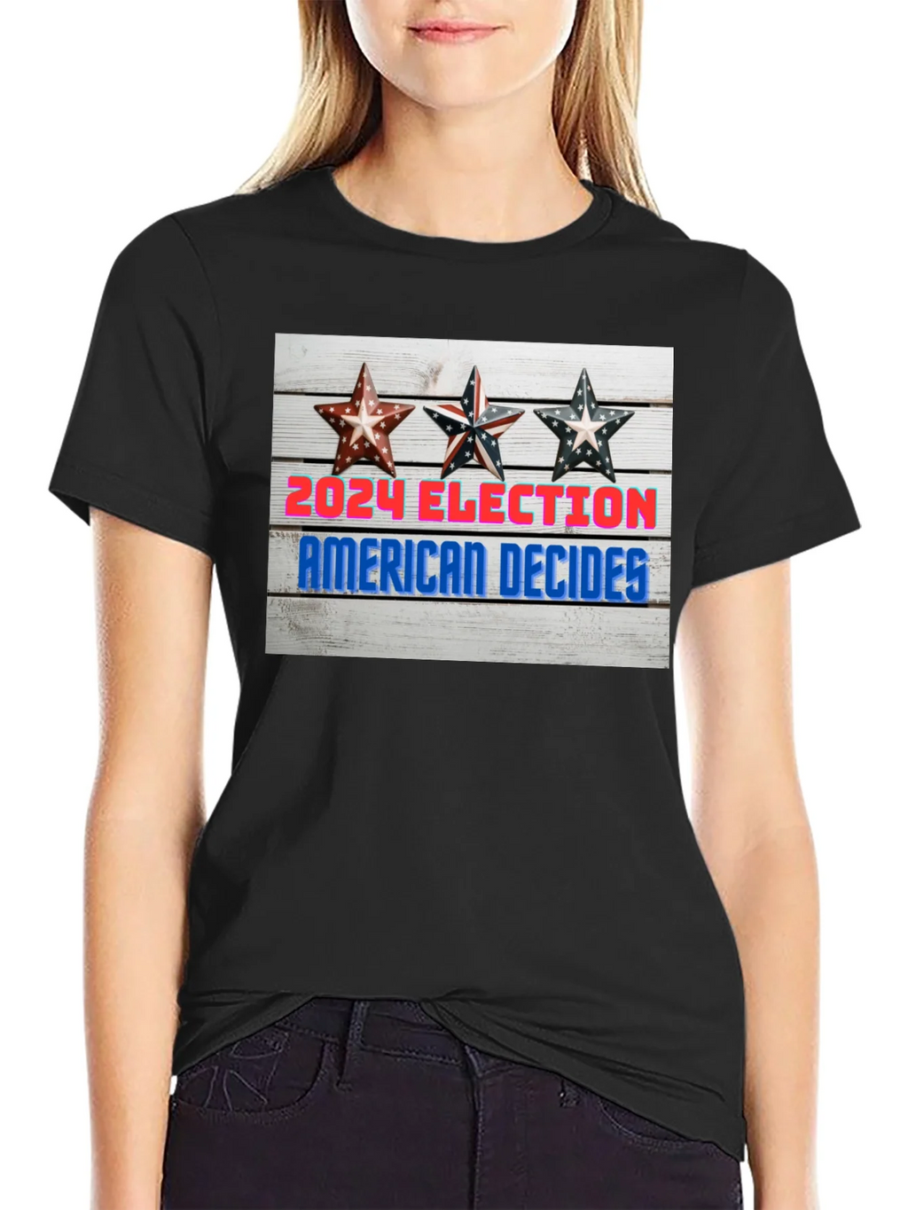2024 Election American Decides Graphic T-Shirt product image 2