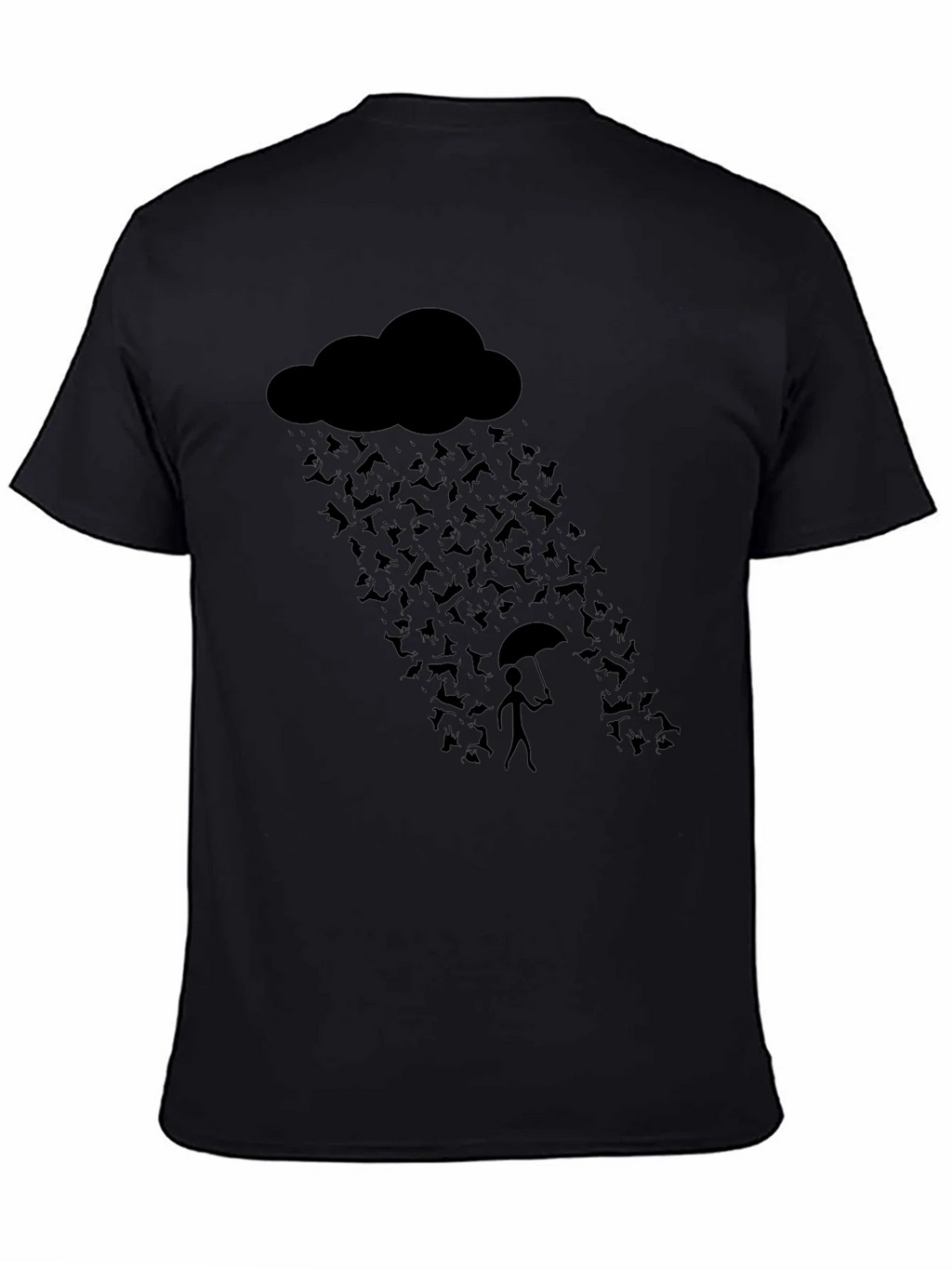 Humorous Raining Cats Graphic T-Shirt product image 3