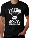 Hockey Coach T-Shirt: Im Not Yelling product image 1