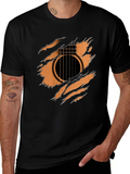 Guitar Inside T-Shirt - Ripped Effect Design product image 1