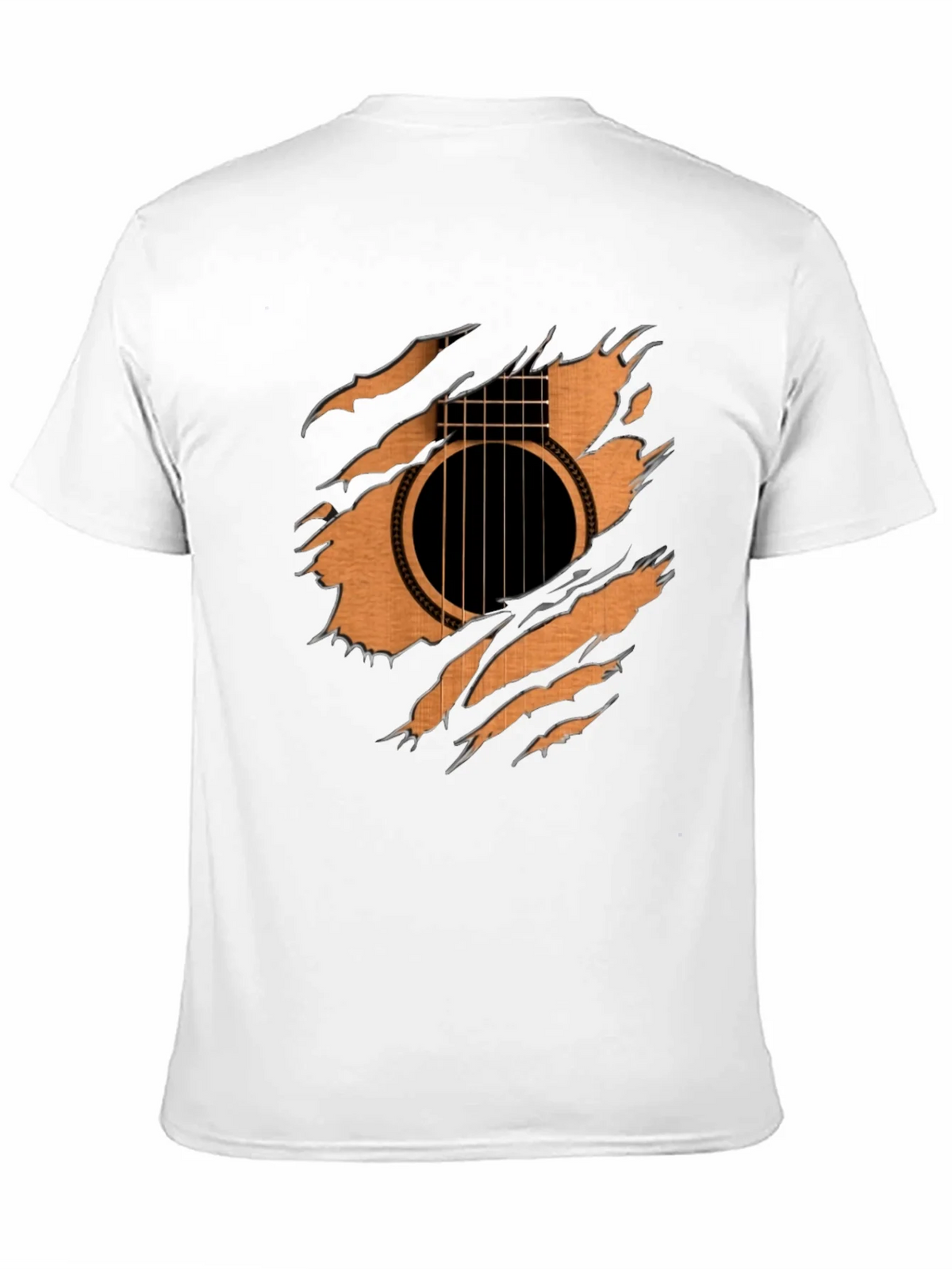 Guitar Inside T-Shirt - Ripped Effect Design product image 10