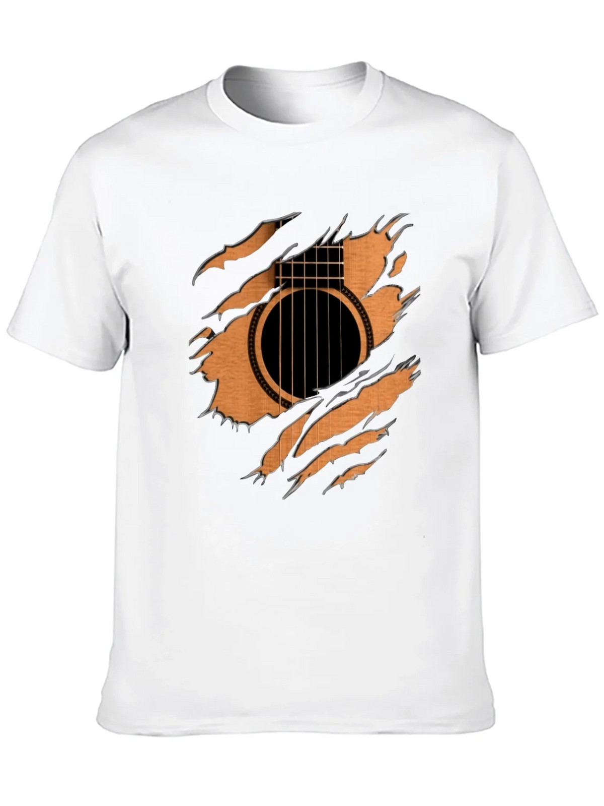 Guitar Inside T-Shirt - Ripped Effect Design product image 9
