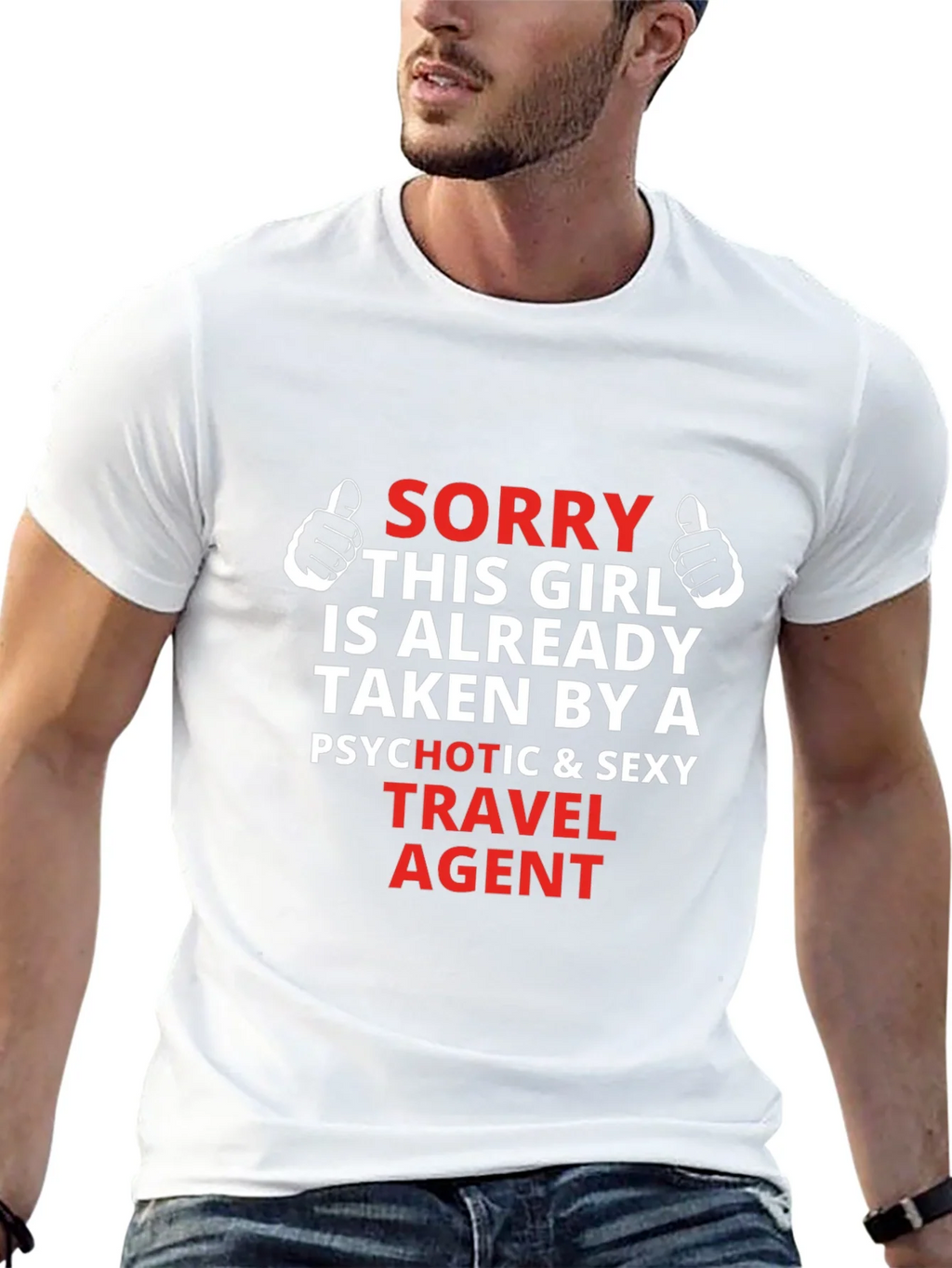 Travel Agent Graphic T-Shirt - Sorry Girl Taken product image 12