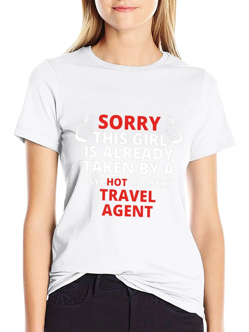 Travel Agent Graphic T-Shirt - Sorry Girl Taken product image 8