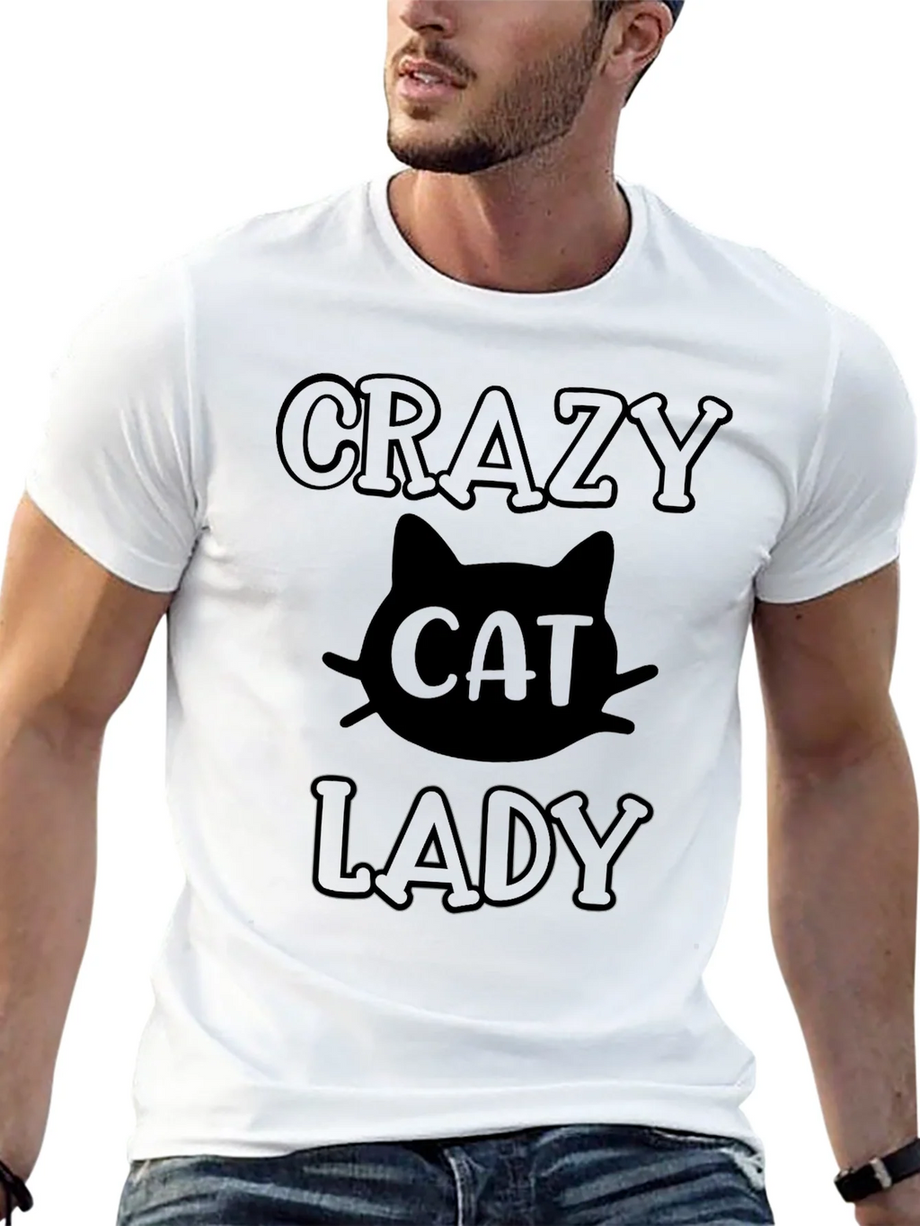 Crazy Cat Lady Black T-Shirt product image 11