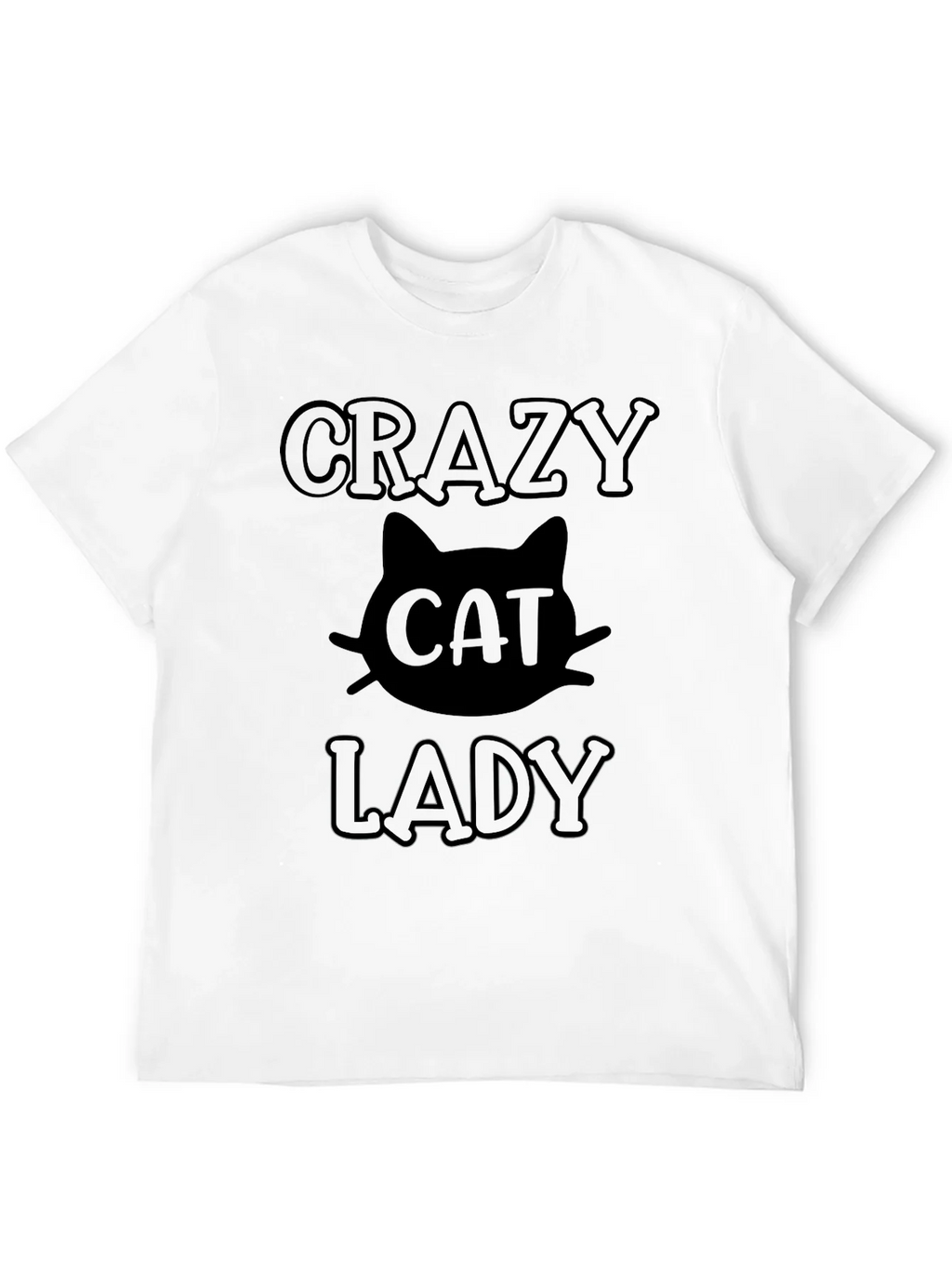 Crazy Cat Lady Black T-Shirt product image 10