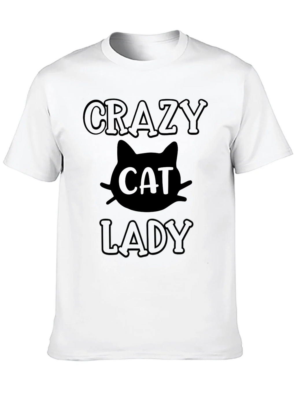 Crazy Cat Lady Black T-Shirt product image 8