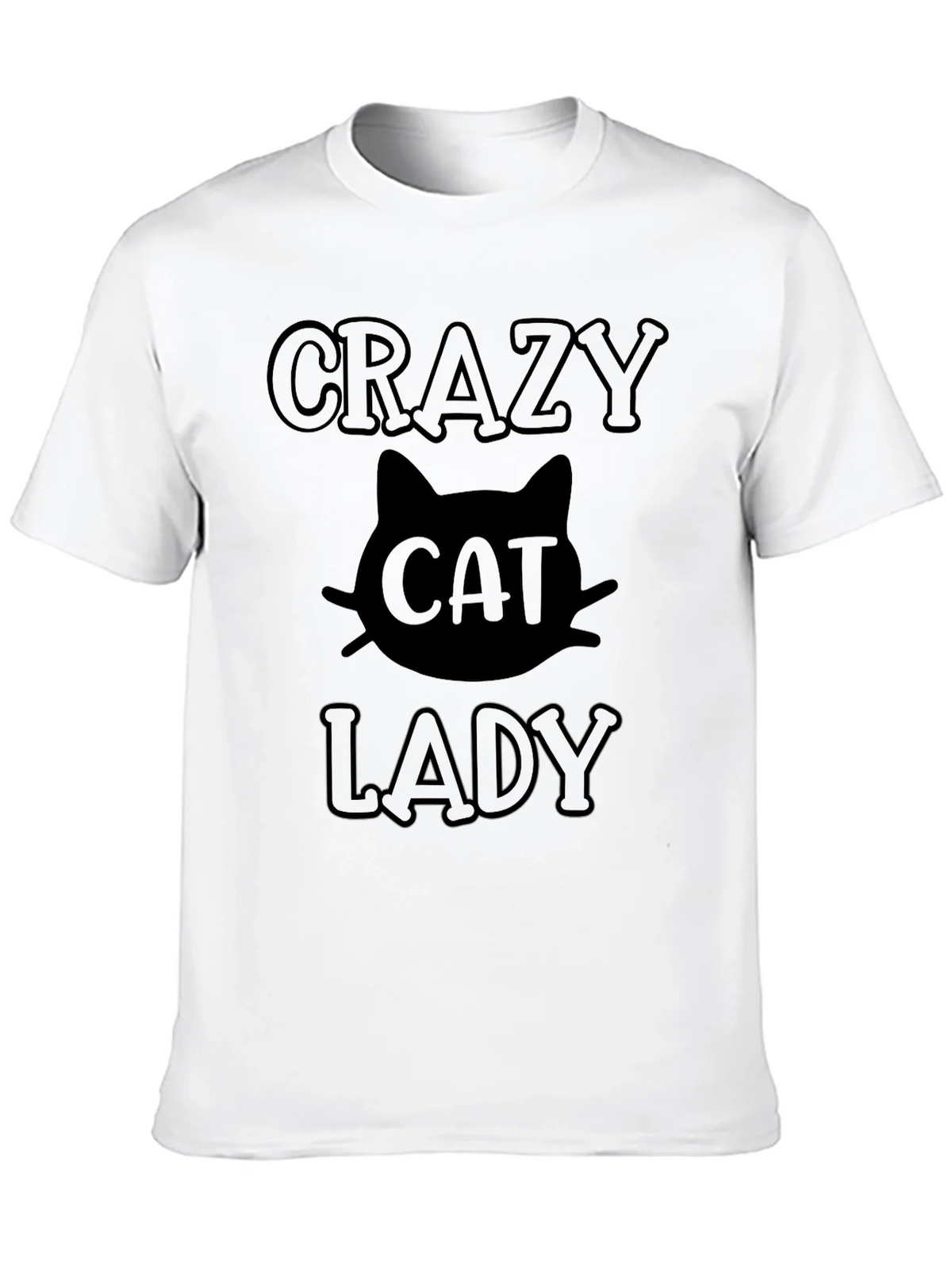 Crazy Cat Lady Black T-Shirt product image 8