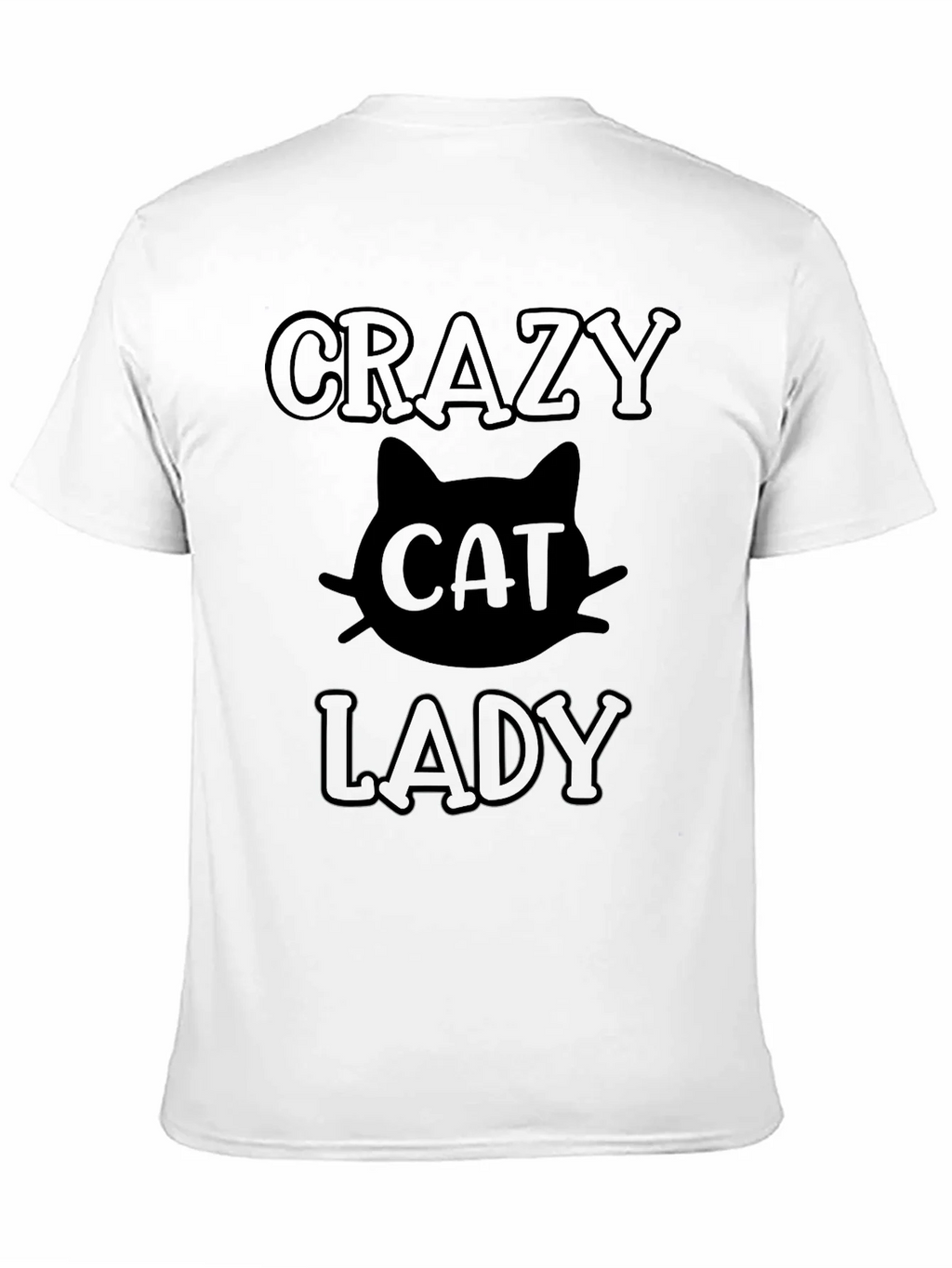 Crazy Cat Lady Black T-Shirt product image 9
