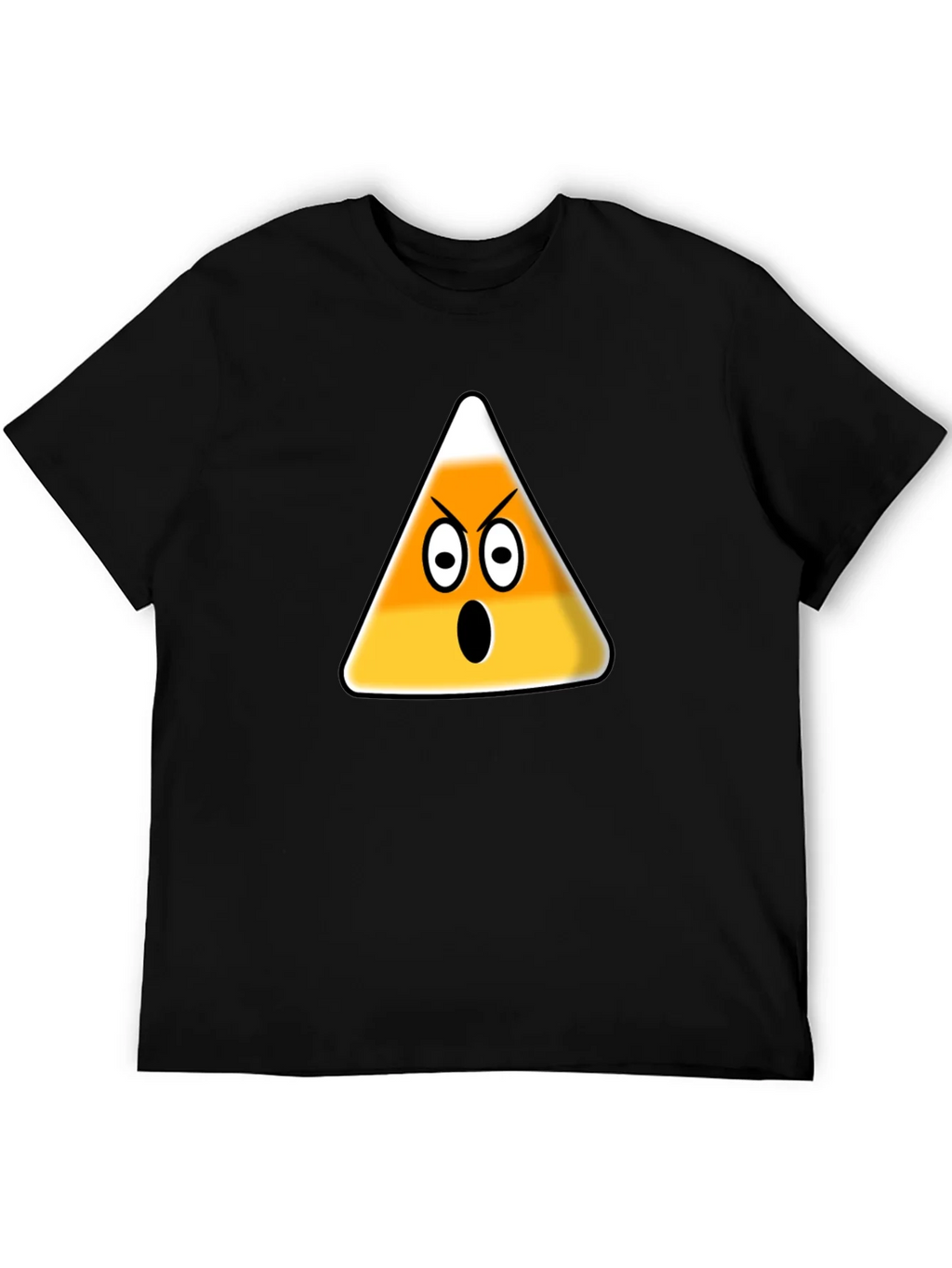 Angry Candy Corn Graphic T-Shirt - Halloween Fun product image 5