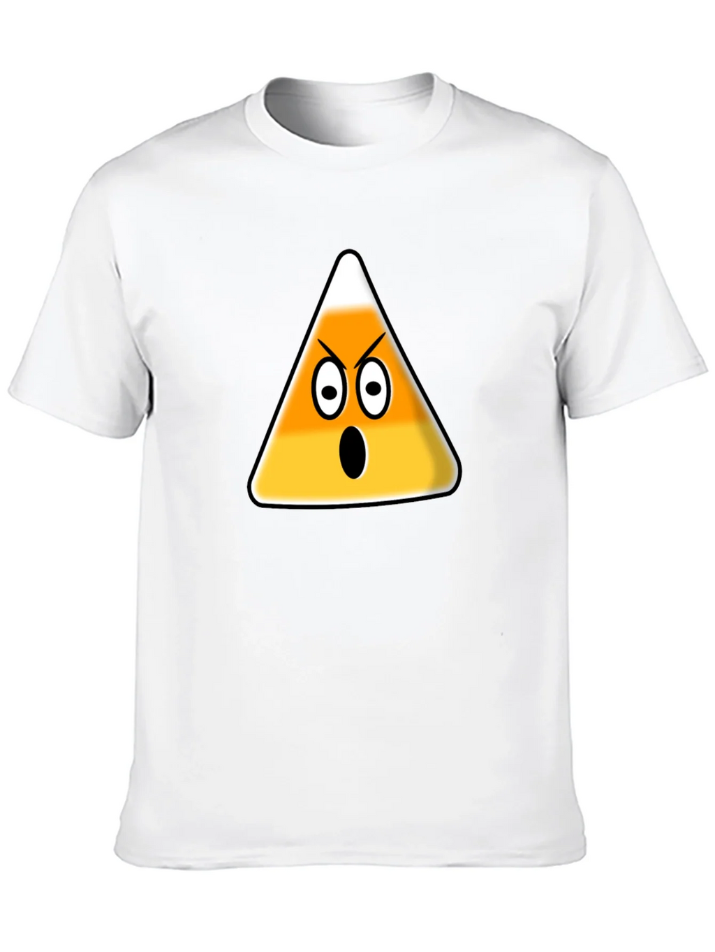 Angry Candy Corn Graphic T-Shirt - Halloween Fun product image 9