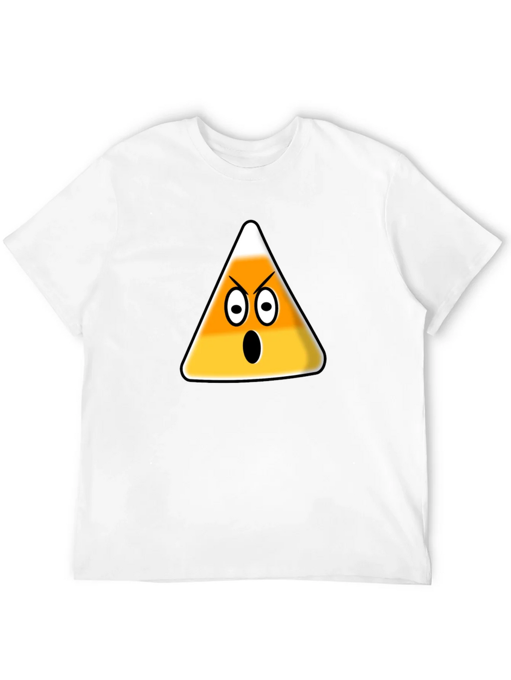 Angry Candy Corn Graphic T-Shirt - Halloween Fun product image 11