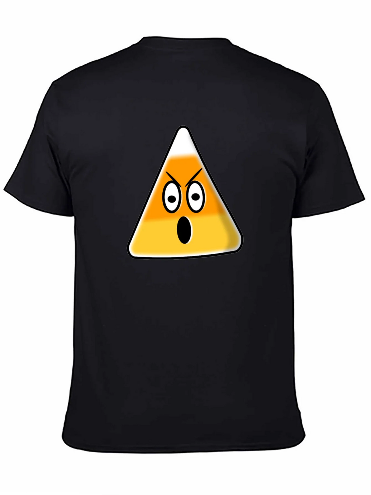 Angry Candy Corn Graphic T-Shirt - Halloween Fun product image 4