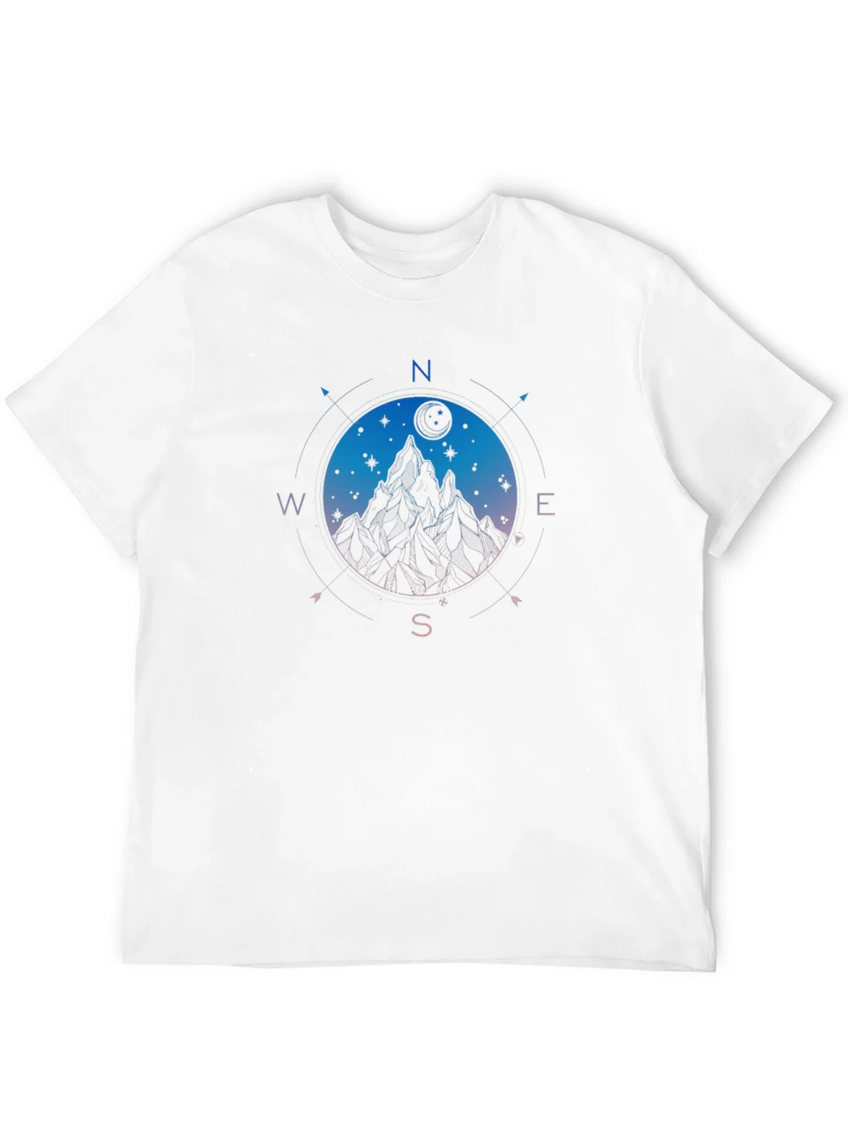 Mountain Compass Graphic Black T-Shirt product image 11