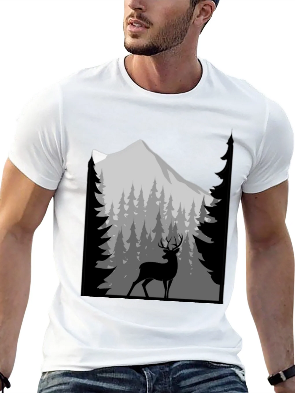 Deer Mountain Graphic T-Shirt product image 12