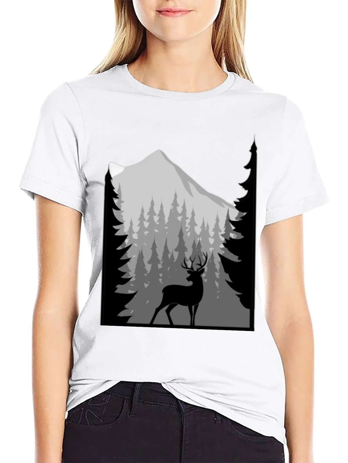 Deer Mountain Graphic T-Shirt product image 8