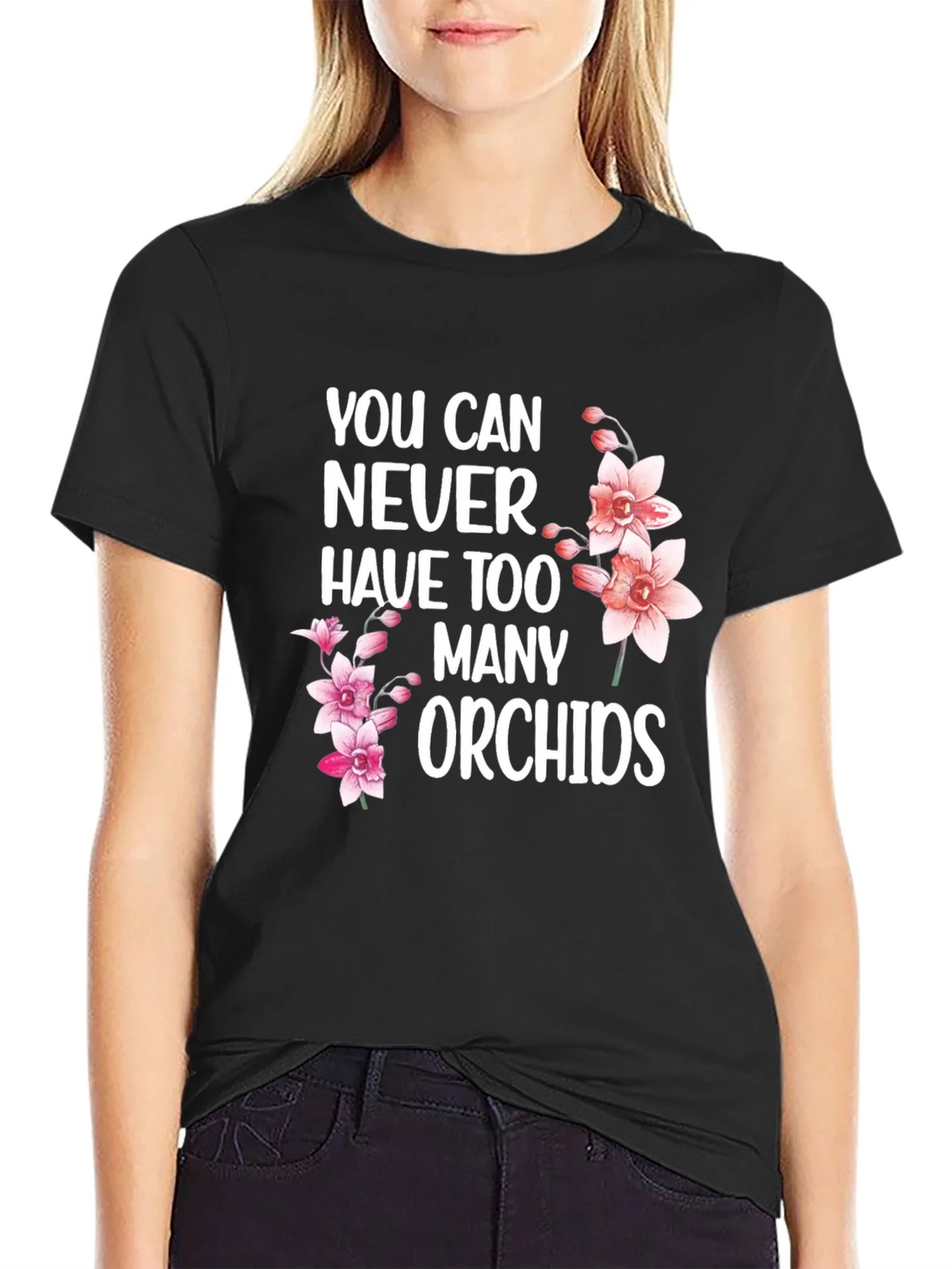 Orchid Lover T-Shirt - Never Too Many Orchids! product image 2