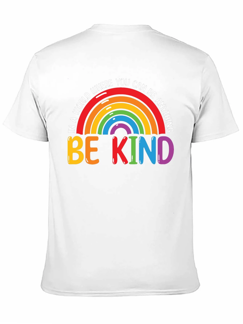 Be Kind Rainbow Graphic Tee - Black product image 10