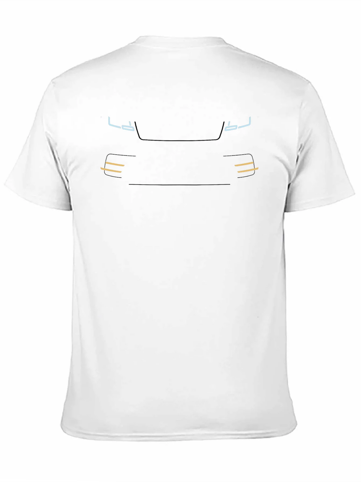 Modern Car Front Graphic Tee - Black product image 6