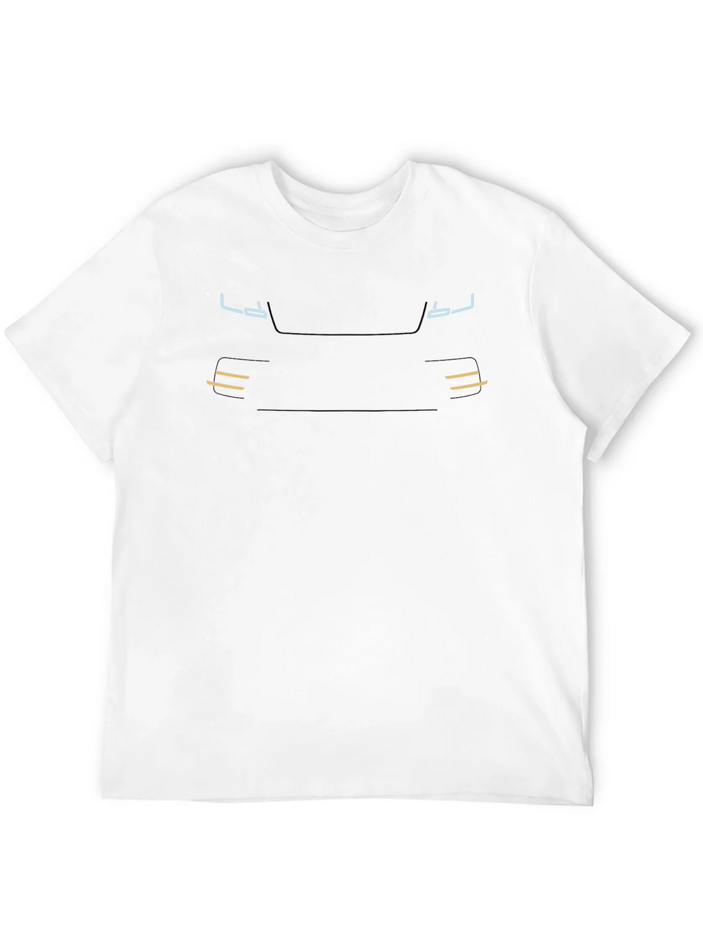 Modern Car Front Graphic Tee - Black product image 7