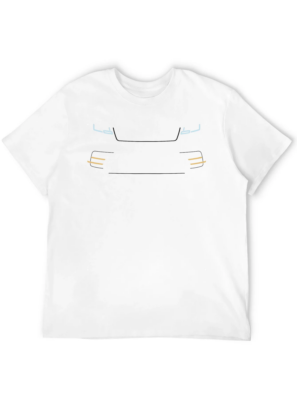 Modern Car Front Graphic Tee - Black product image 7