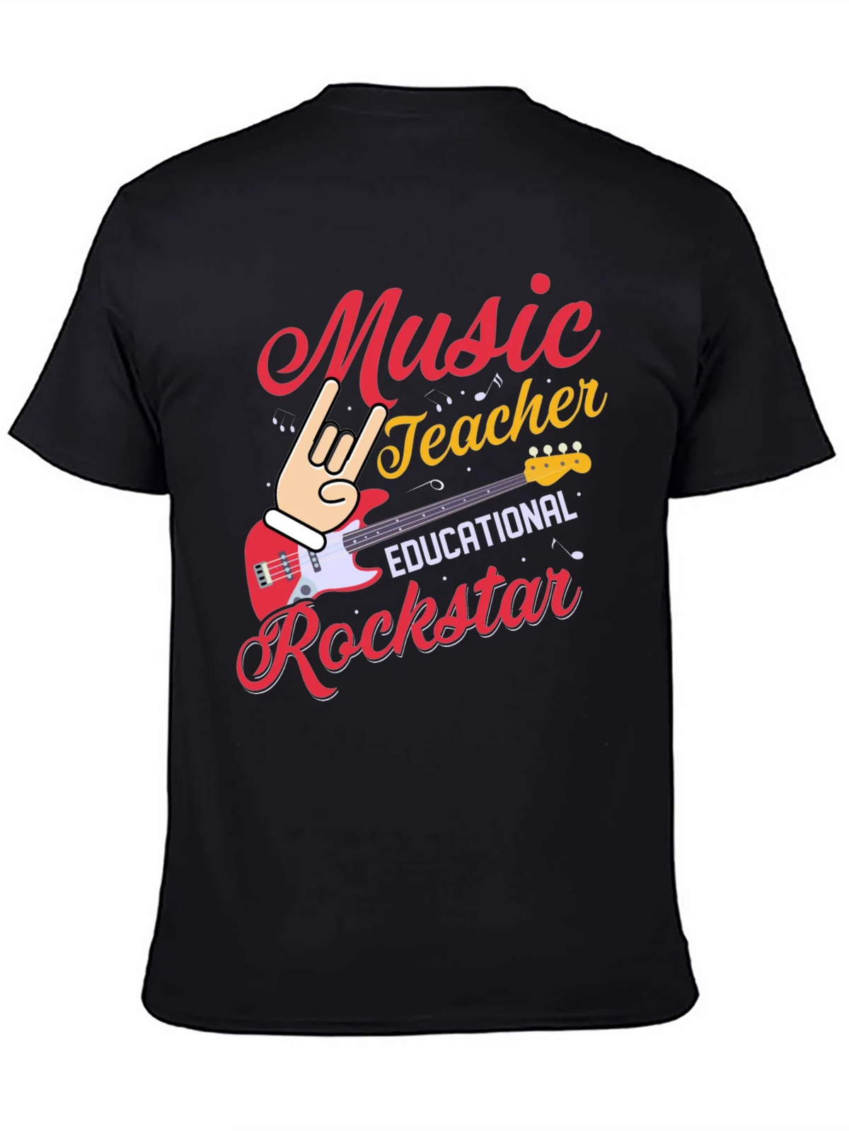 Music Teacher Rockstar Graphic Tee product image 4