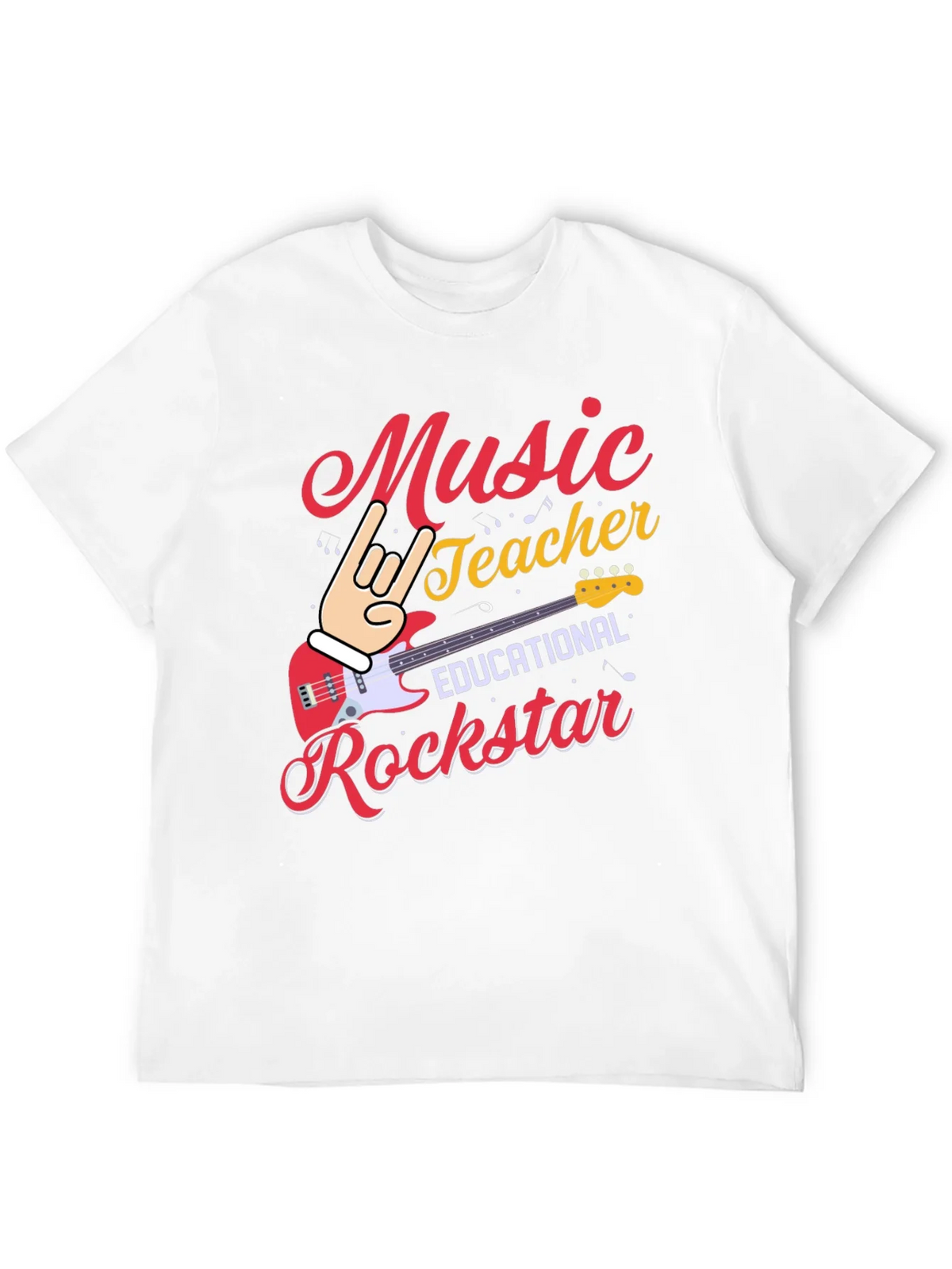 Music Teacher Rockstar Graphic Tee product image 11