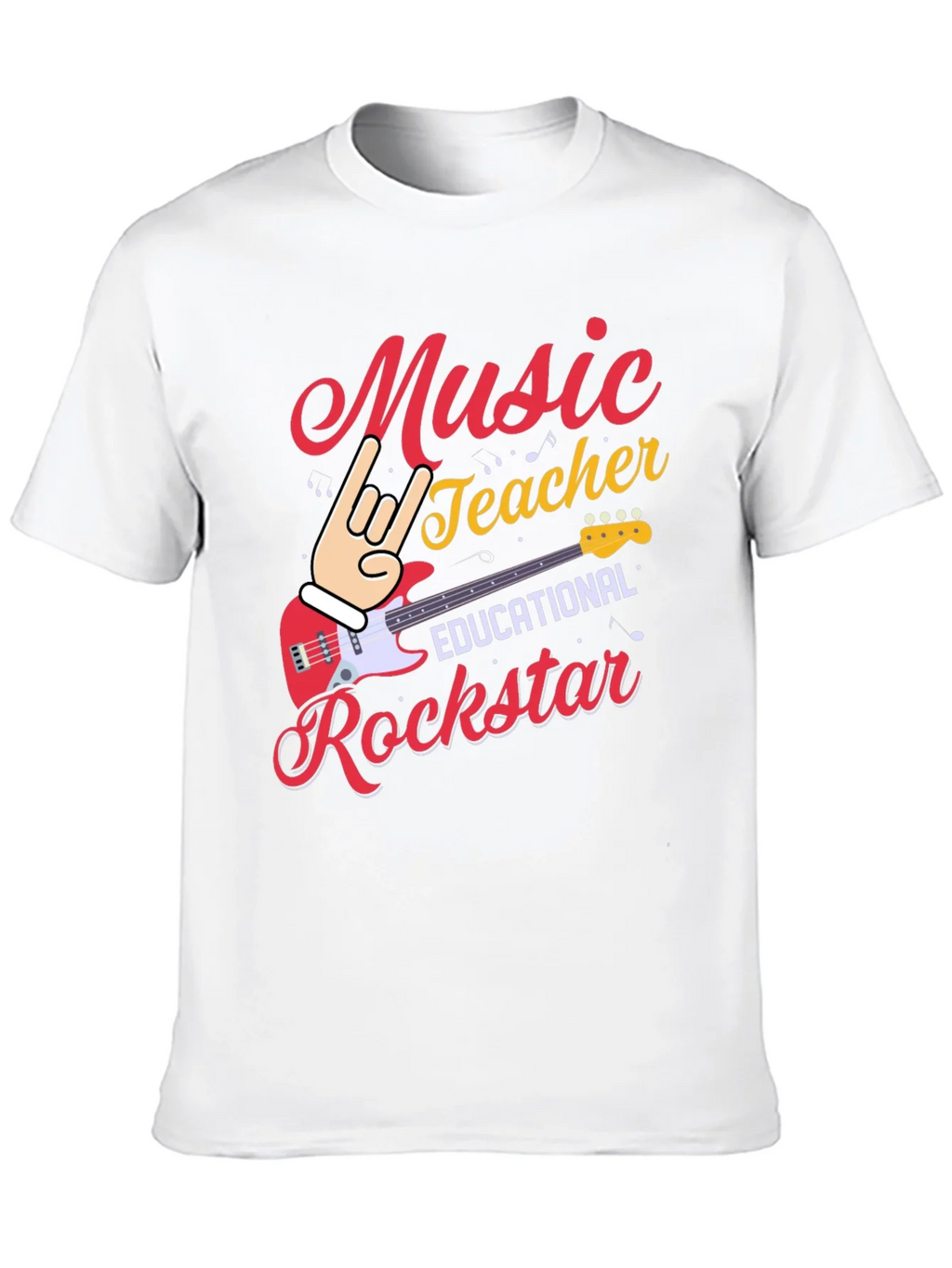 Music Teacher Rockstar Graphic Tee product image 9