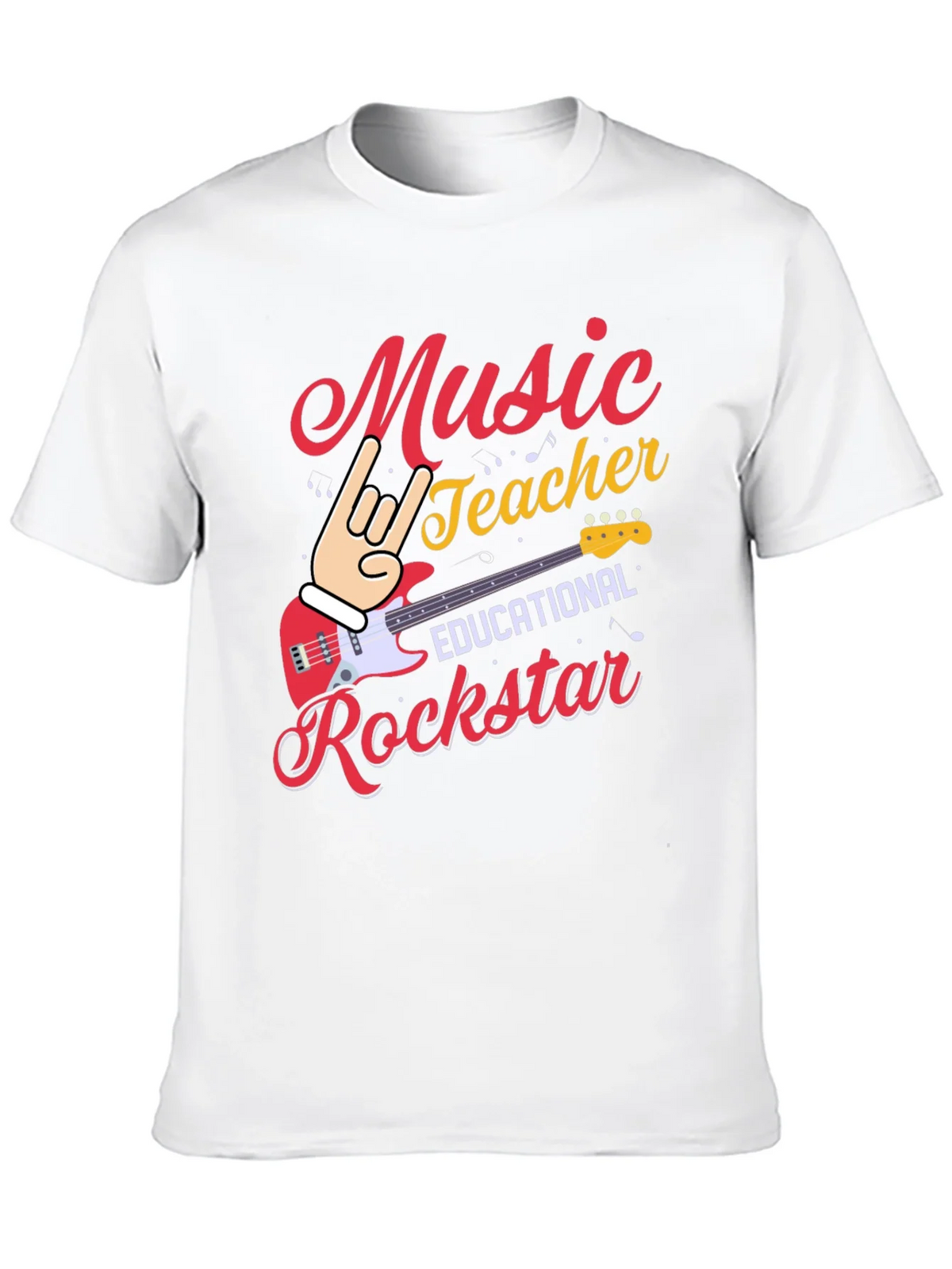 Music Teacher Rockstar Graphic Tee product image 9