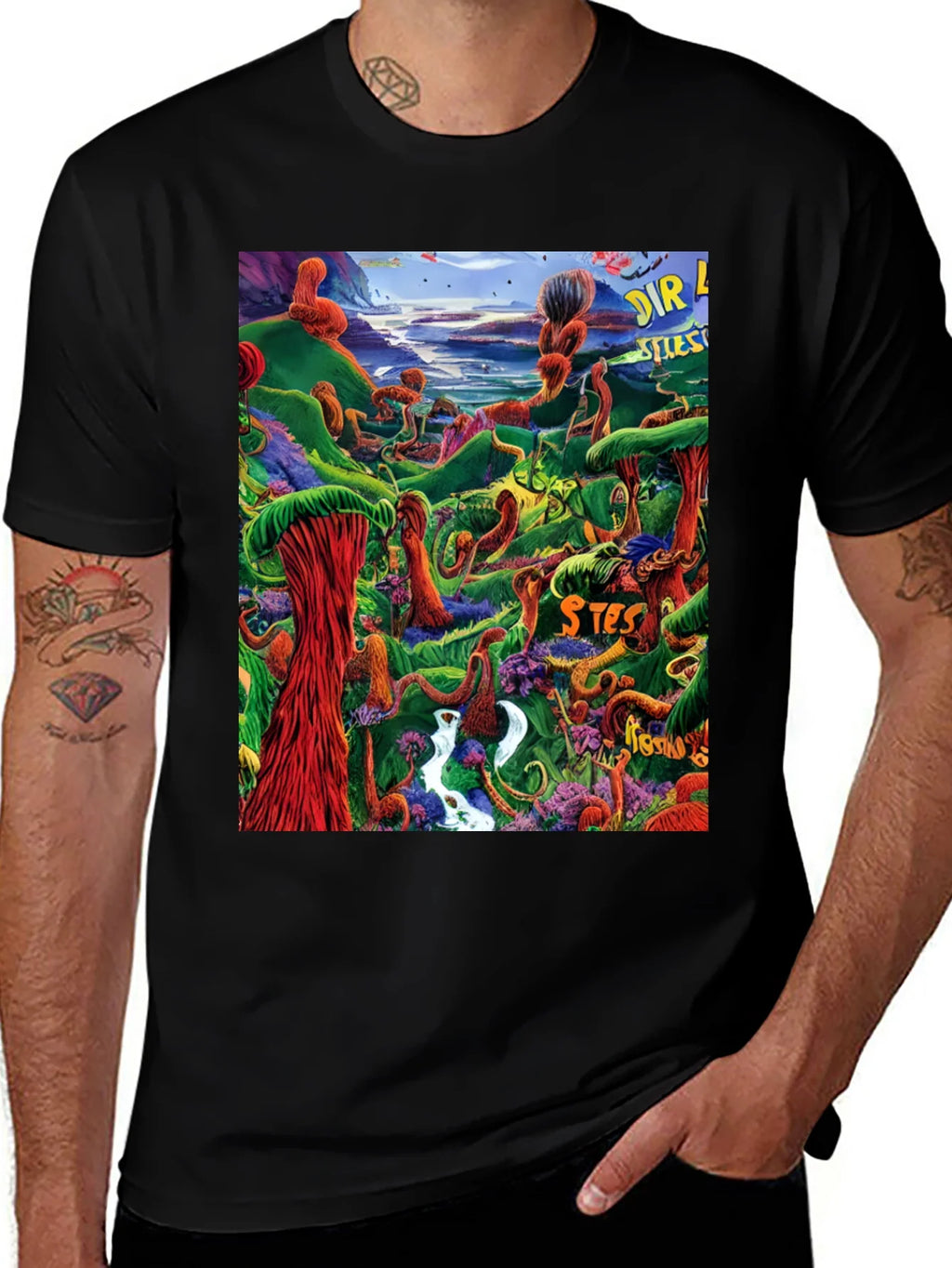 Surreal Landscape Graphic Tee product image 1