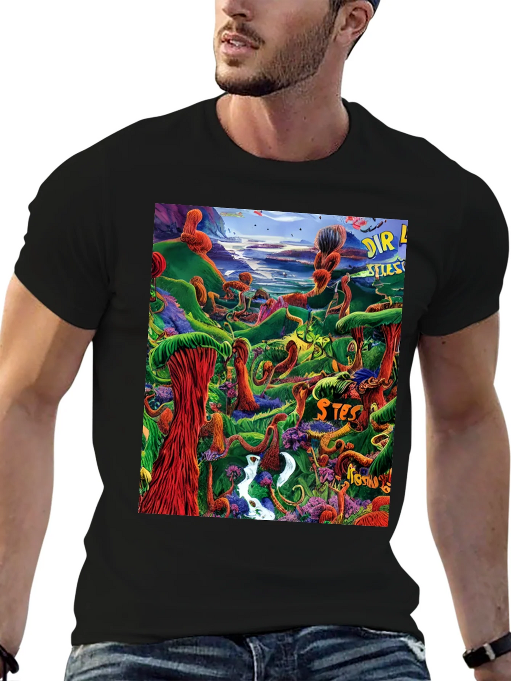 Surreal Landscape Graphic Tee product image 4