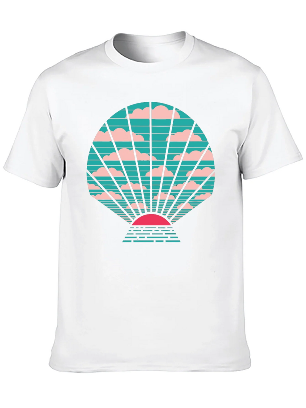 Retro Sunset Graphic Tee - Stylish Black T-Shirt product image 7