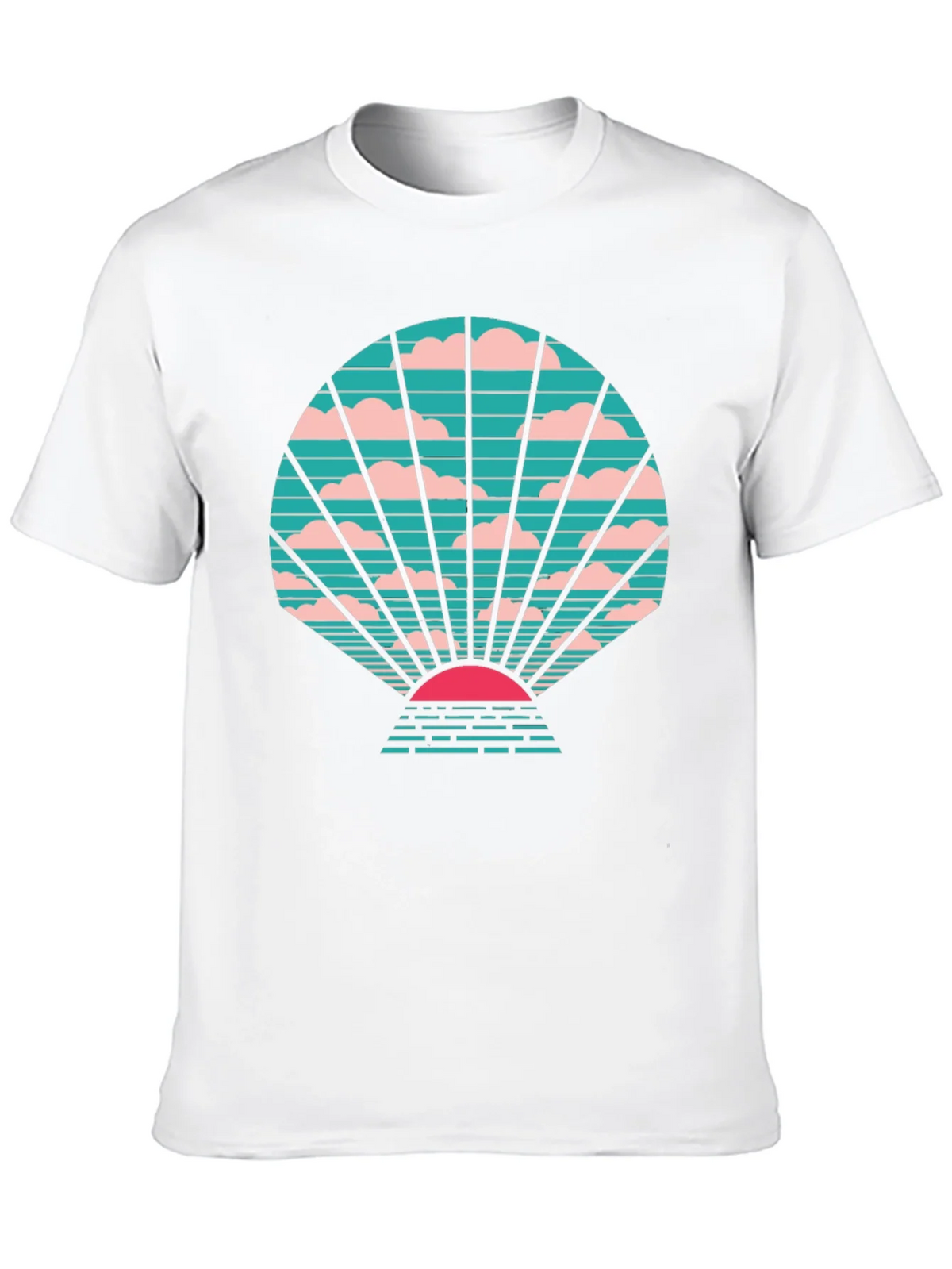 Retro Sunset Graphic Tee - Stylish Black T-Shirt product image 7
