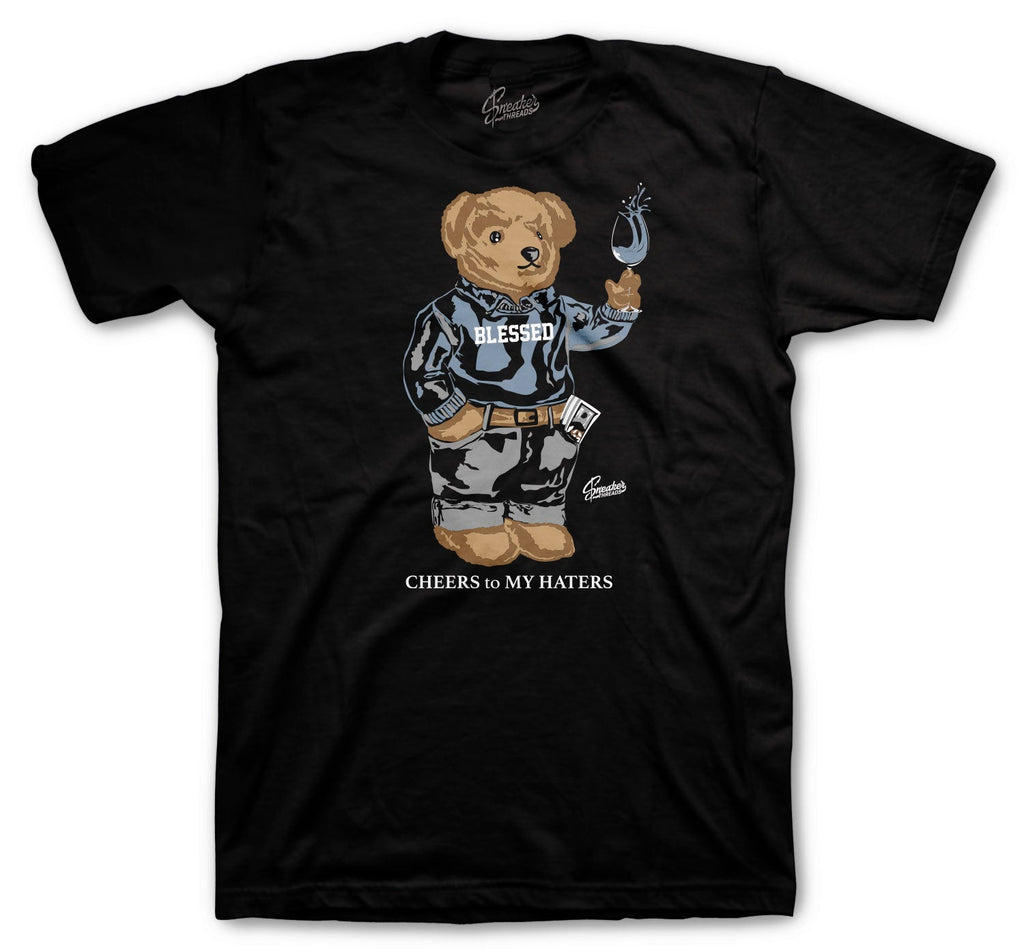 350 Ash Blue Cheers Bear Shirt