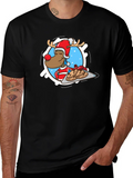 Festive Reindeer Chef T-Shirt - Holiday Cookies!