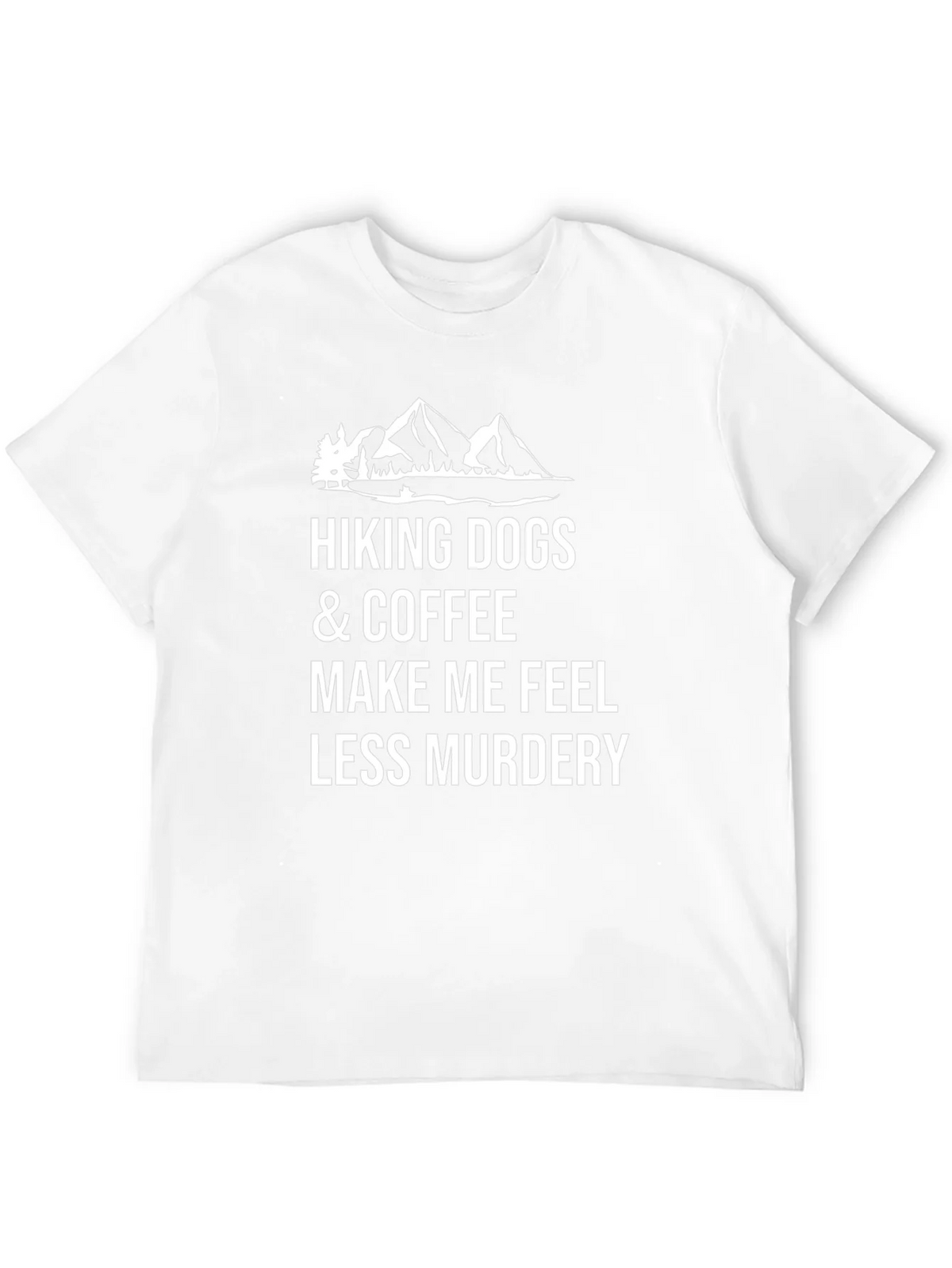 Hiking Dogs & Coffee Graphic Tee - Funny Sarcastic T-Shirt product image 11