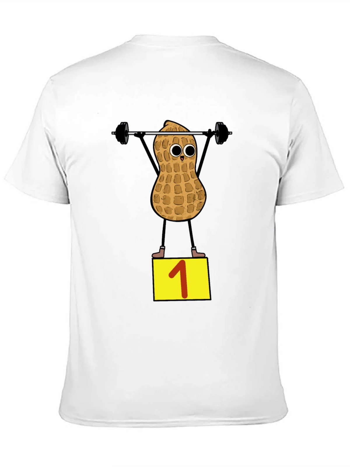 Peanut Weightlifter T-Shirt - Black product image 10