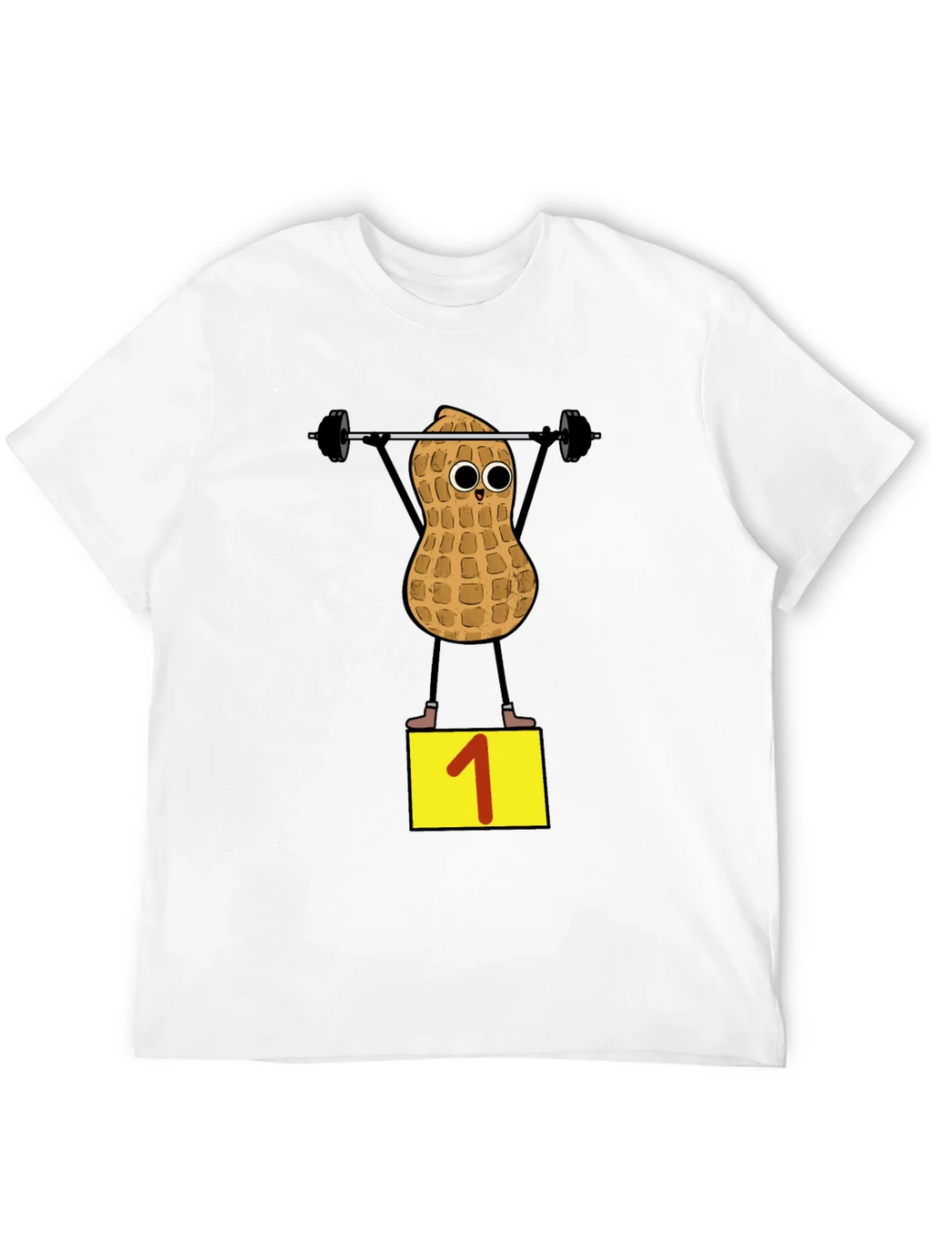 Peanut Weightlifter T-Shirt - Black product image 11