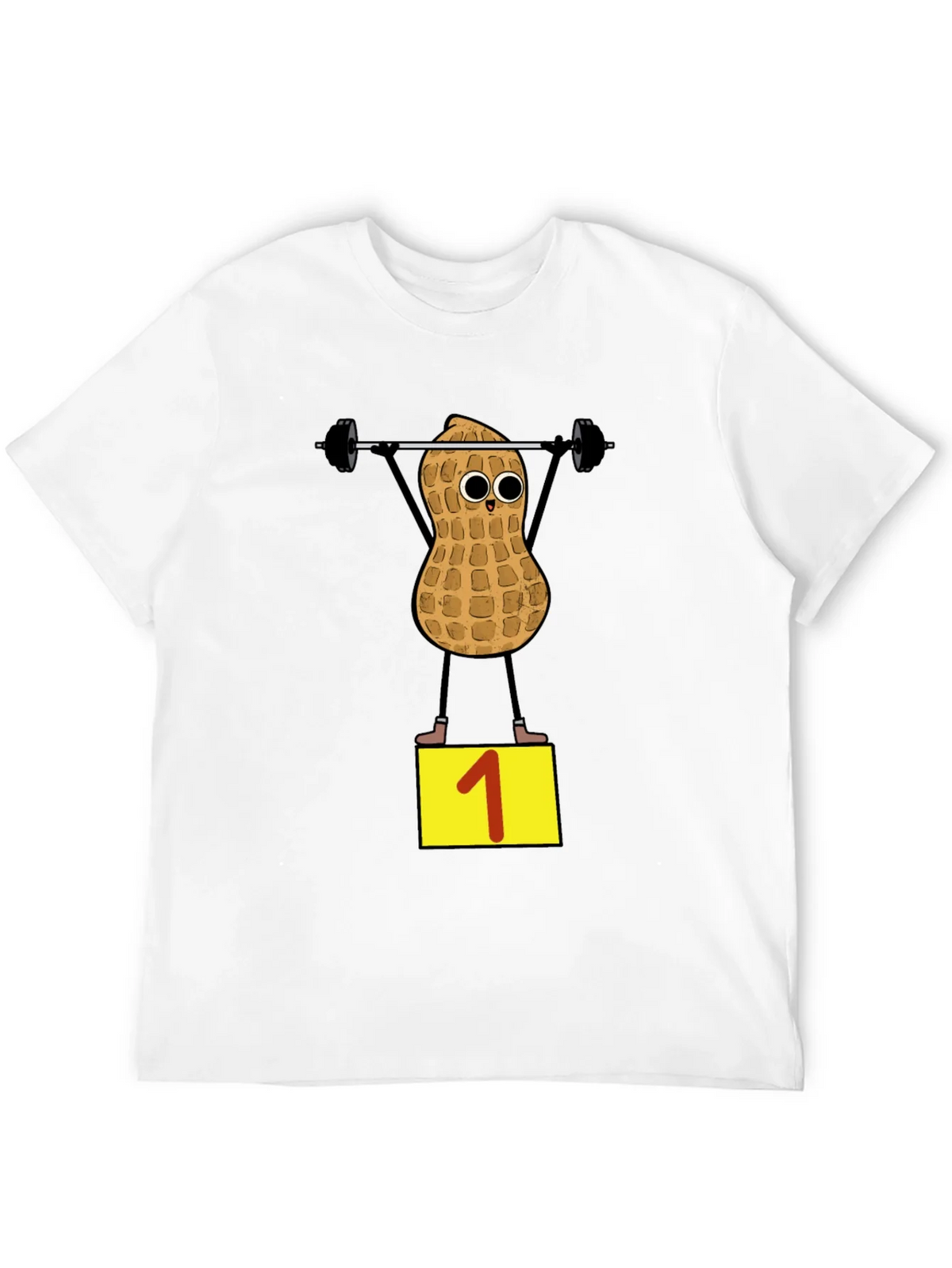 Peanut Weightlifter T-Shirt - Black product image 11